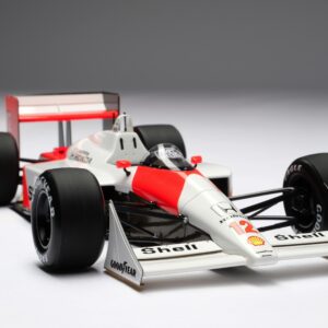 Amalgam McLaren MP4/4 1988 GP du Japon Ayrton Senna - Blanc / Rouge | 1:18