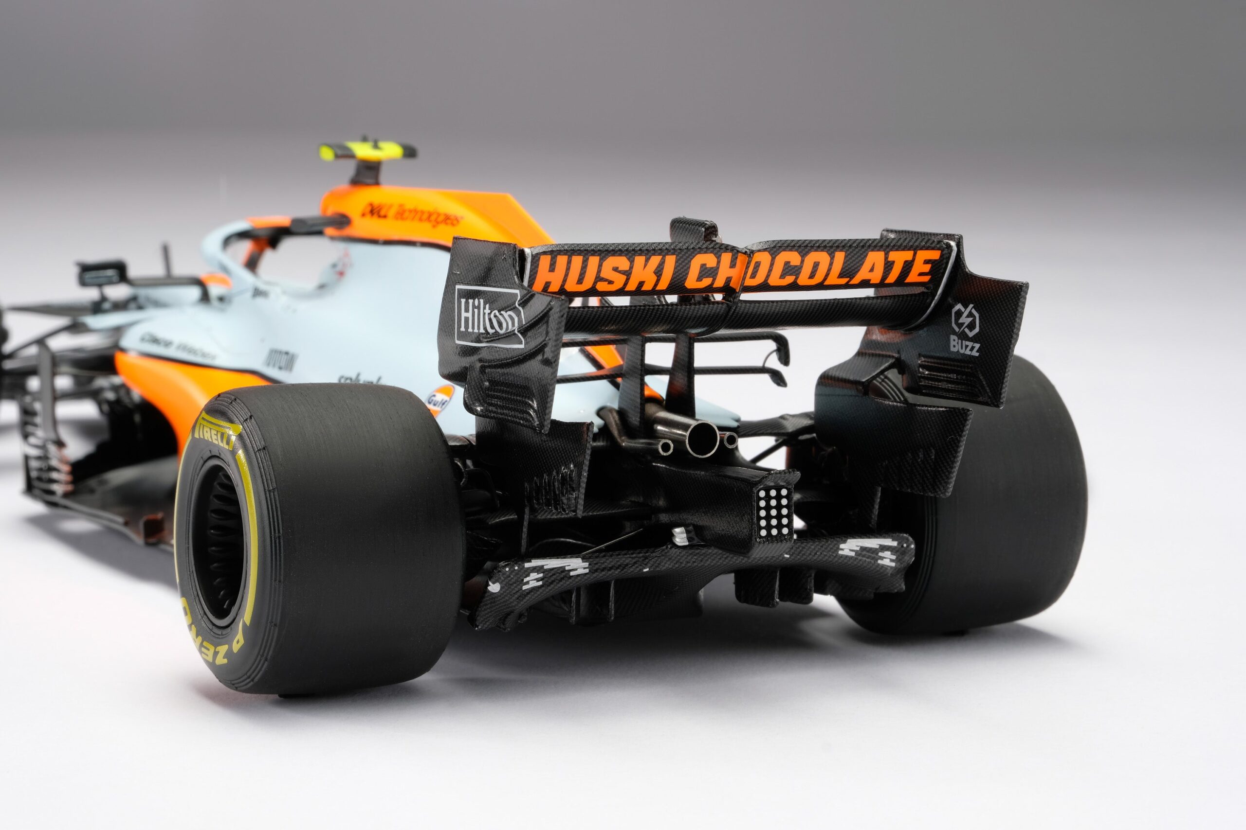 Amalgam McLaren MCL35M 2021 Monaco Grand Prix - Hellblau/Orange | 1:18 - Image 36