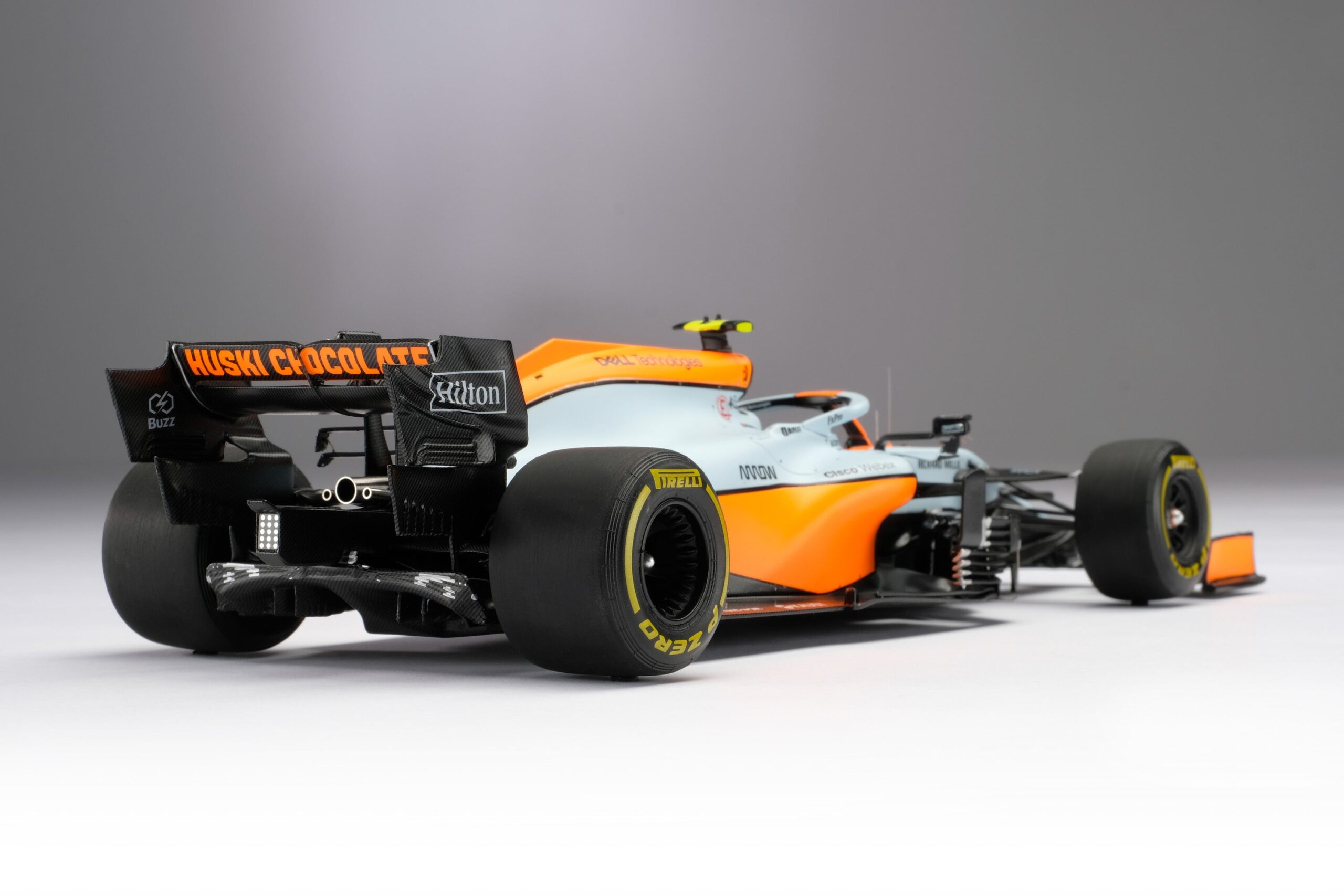 Amalgam McLaren MCL35M 2021 Monaco Grand Prix - Hellblau/Orange | 1:18 - Image 37