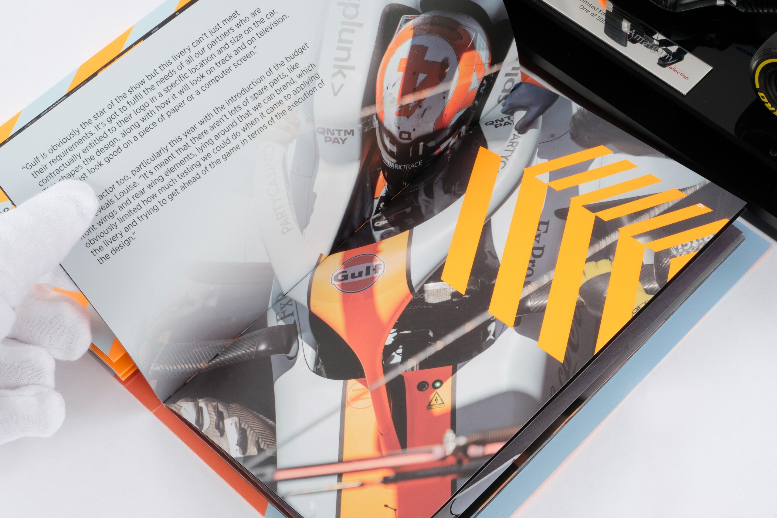 Amalgam McLaren MCL35M 2021 Monaco Grand Prix - Hellblau/Orange | 1:18 - Image 39