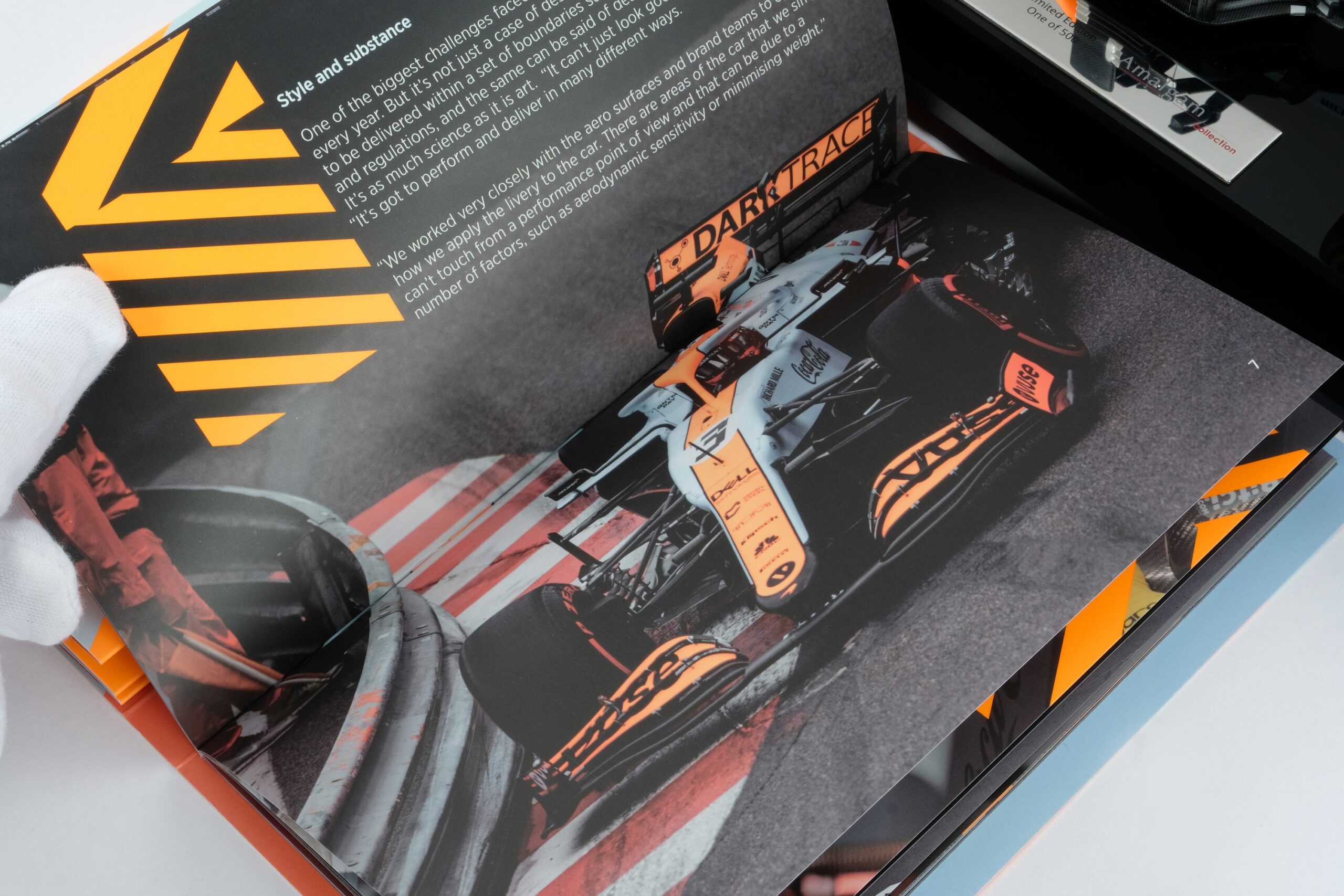 Amalgam McLaren MCL35M 2021 Monaco Grand Prix - Hellblau/Orange | 1:18 - Image 40