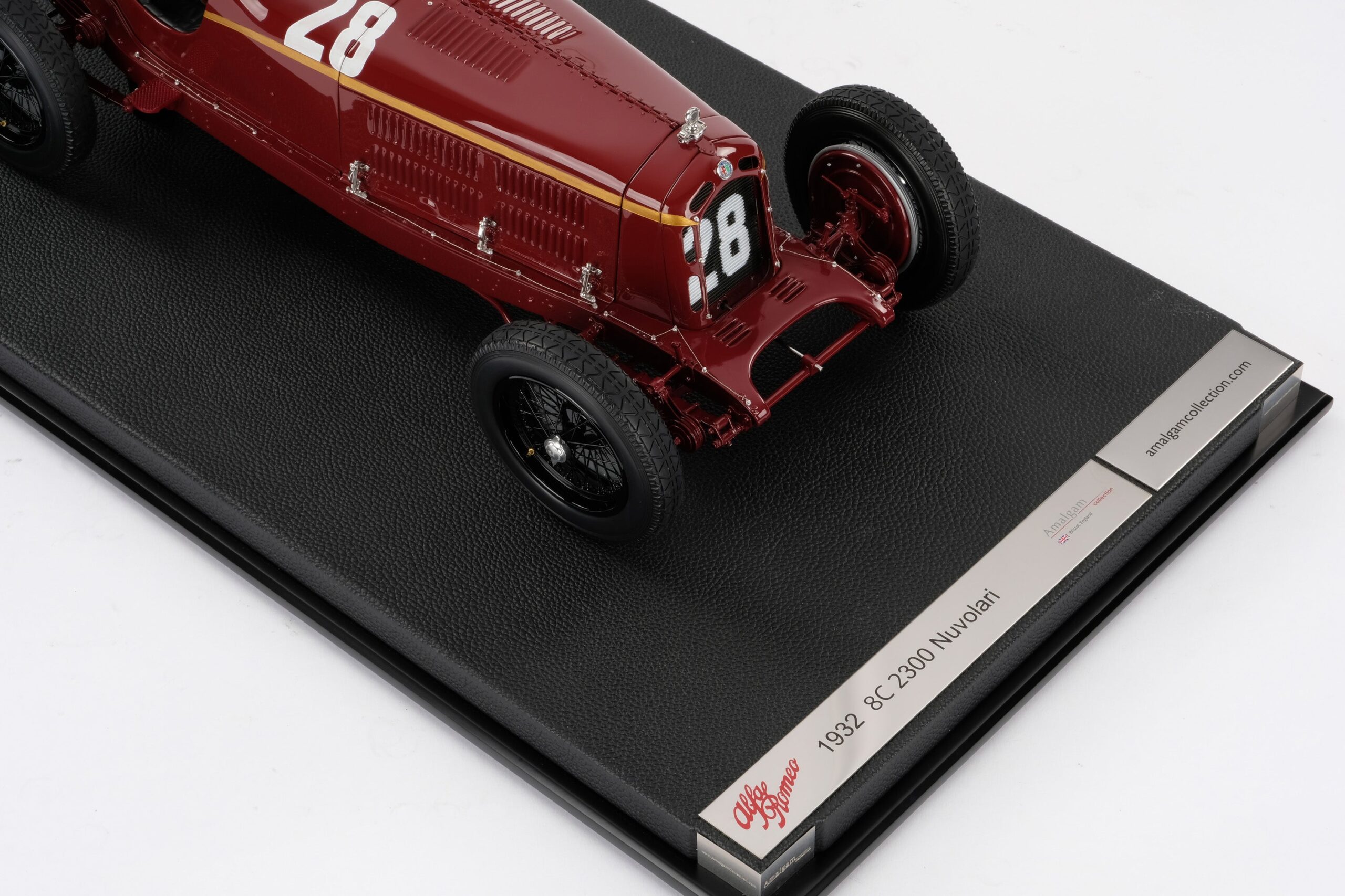Amalgam Alfa Romeo 8C 2300 "Monza" 1932 Monaco Grand Prix Winner - Tazio Nuvolari - Rot | 1:8 - 画像23