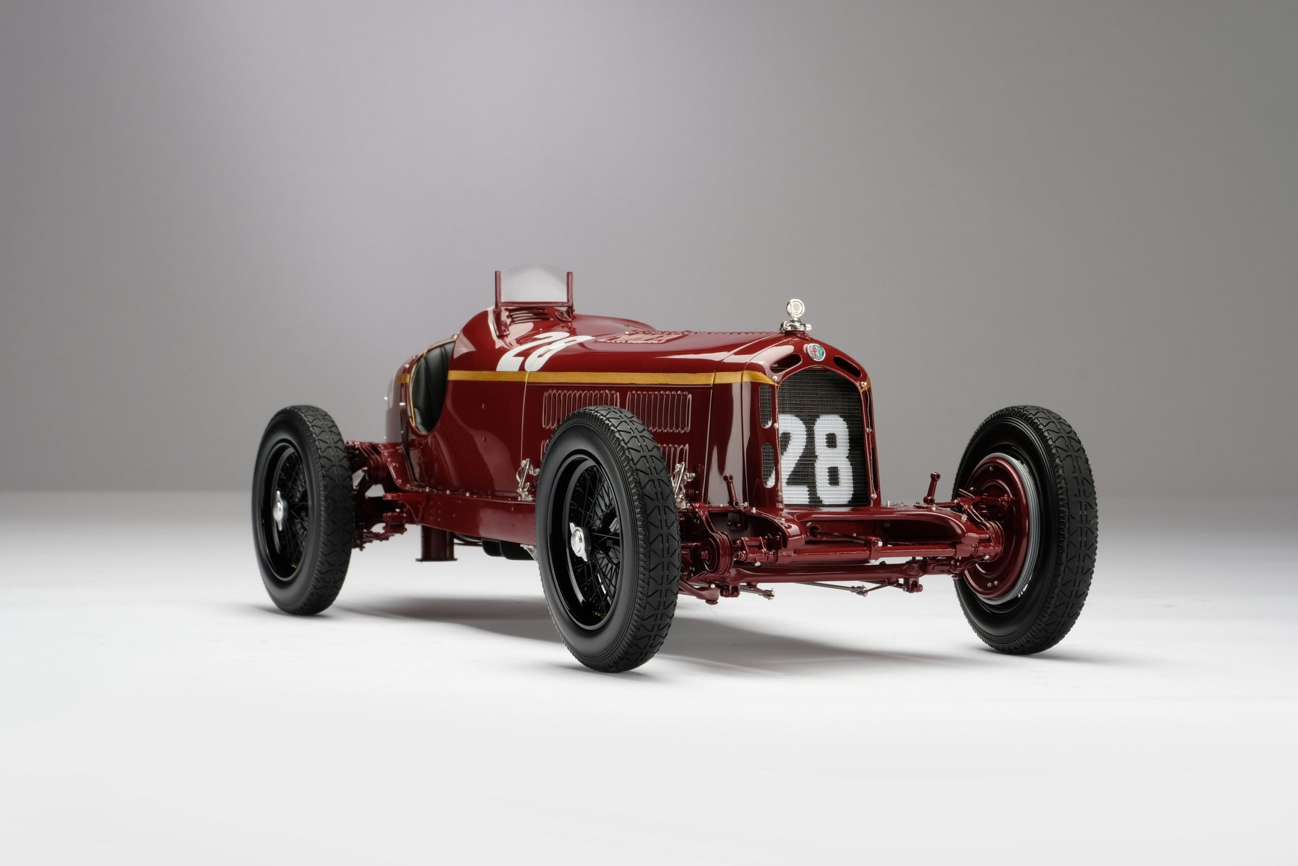 Amalgam Alfa Romeo 8C 2300 "Monza" 1932 Monaco Grand Prix Winner - Tazio Nuvolari - Rot | 1:8 - 画像5