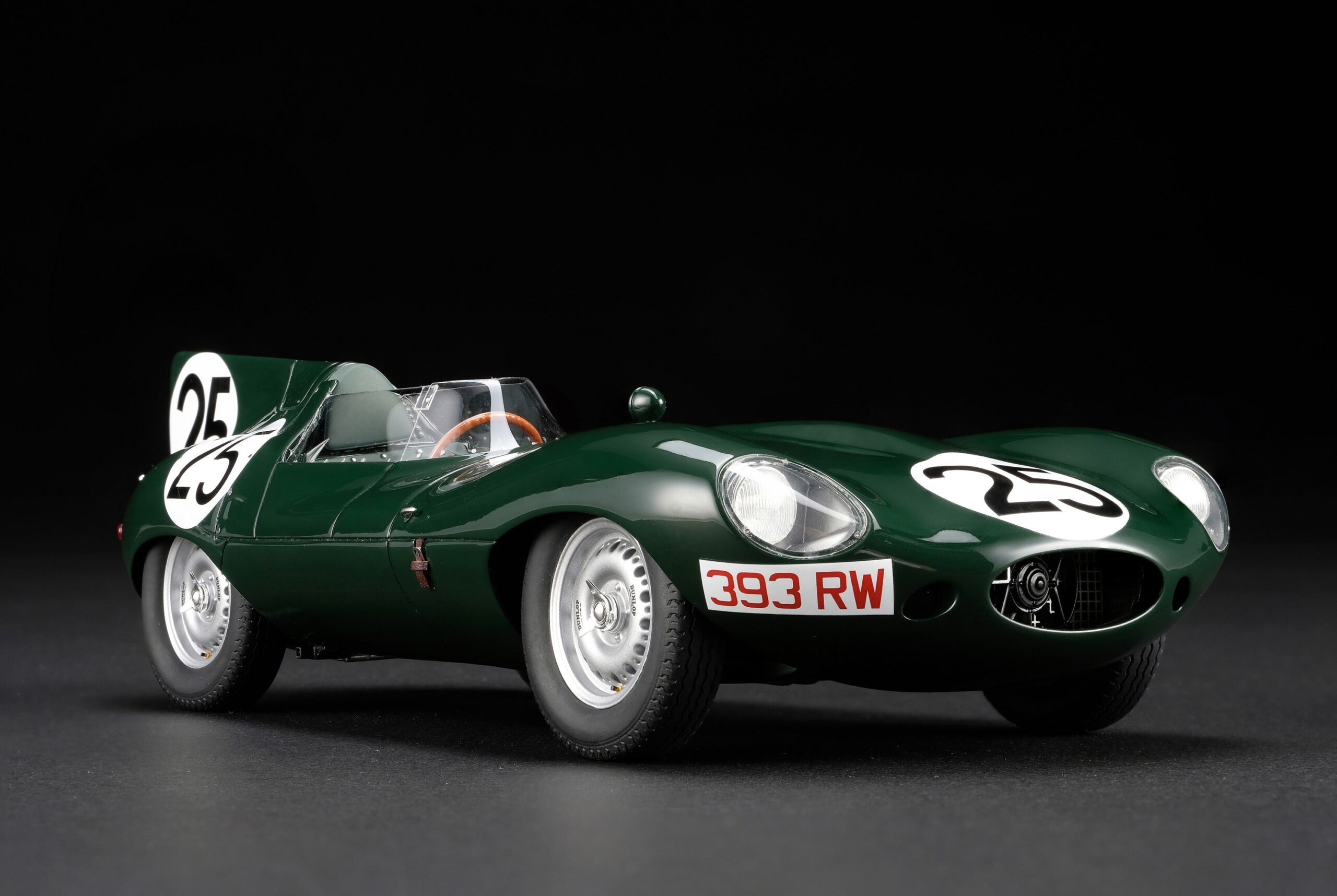 Amalgam Jaguar D-type 1956 Reims Winner - Green | 1:18
