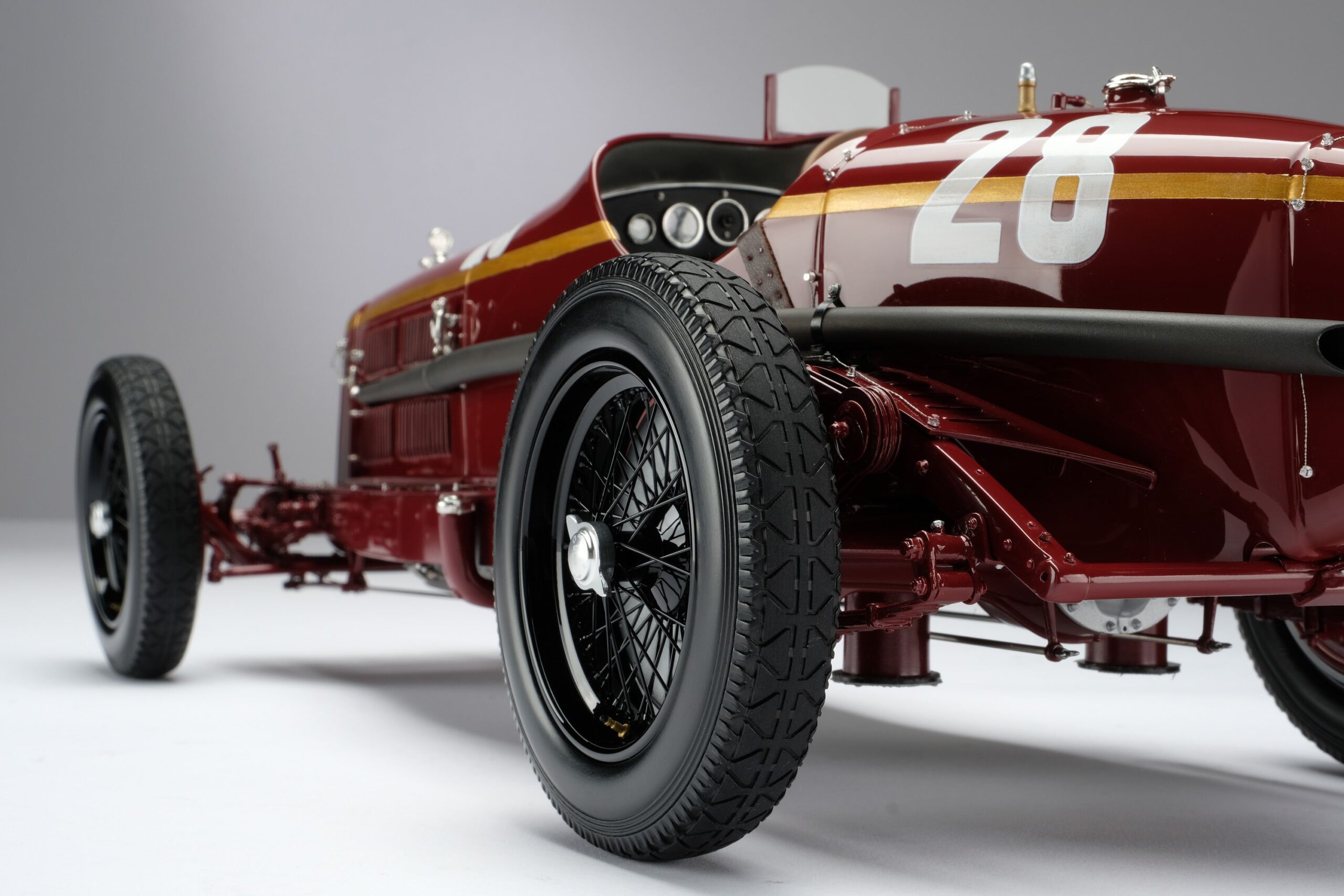 Amalgam Alfa Romeo 8C 2300 "Monza" 1932 Monaco Grand Prix Winner - Tazio Nuvolari - Rot | 1:8 - 画像25