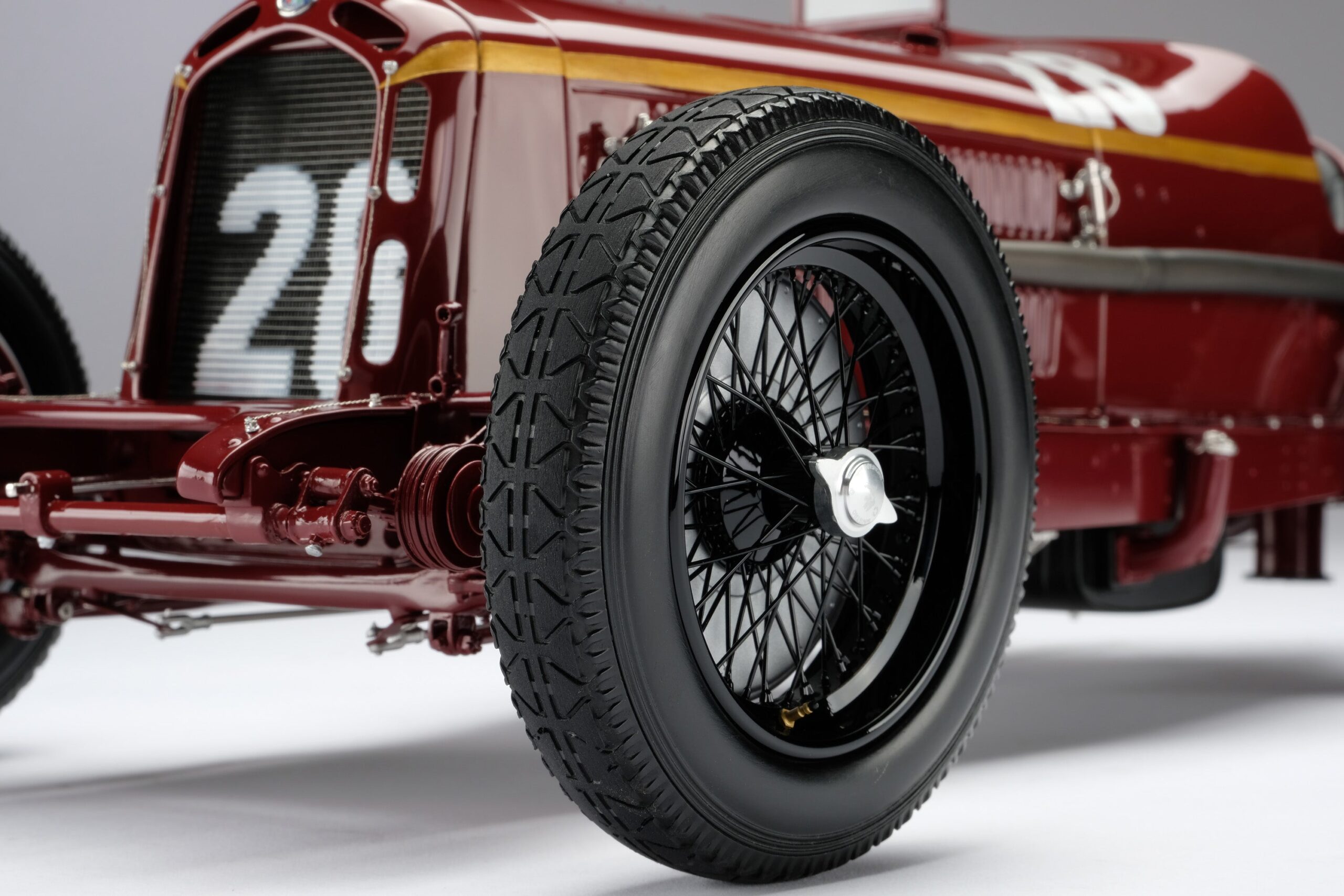 Amalgam Alfa Romeo 8C 2300 "Monza" 1932 Monaco Grand Prix Winner - Tazio Nuvolari - Rot | 1:8 - 画像19