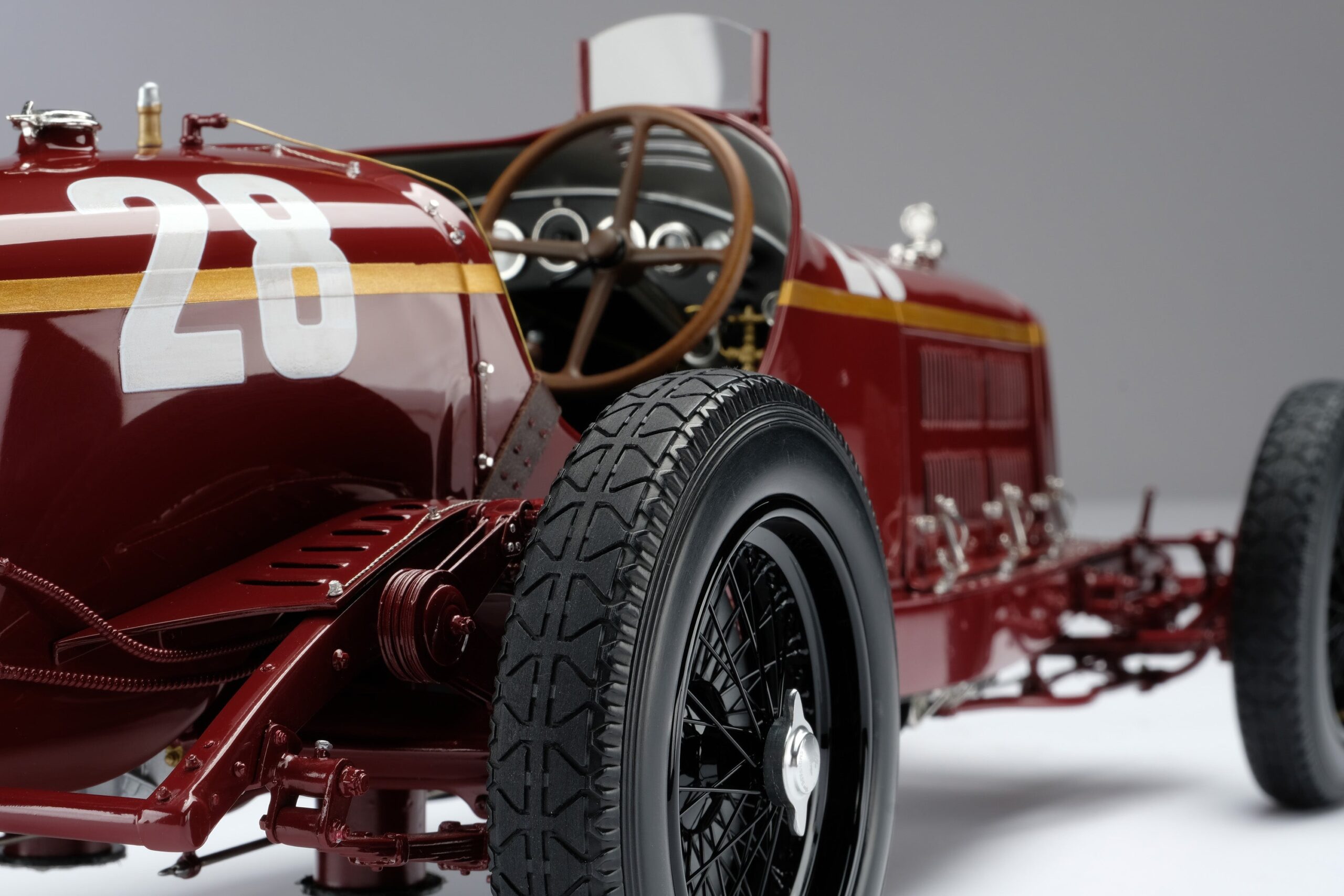 Amalgam Alfa Romeo 8C 2300 "Monza" 1932 Monaco Grand Prix Winner - Tazio Nuvolari - Rot | 1:8 - 画像18
