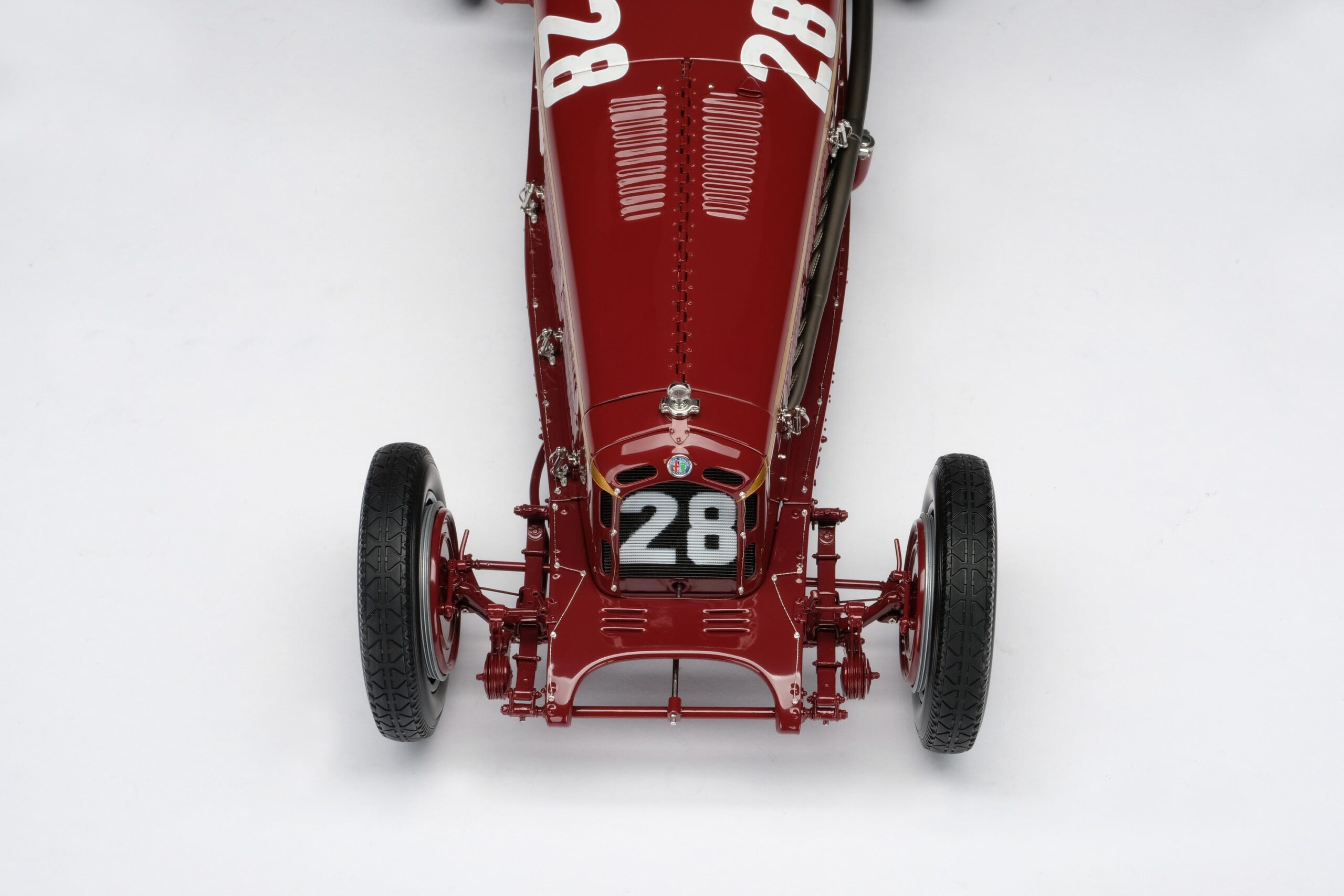 Amalgam Alfa Romeo 8C 2300 "Monza" 1932 Monaco Grand Prix Winner - Tazio Nuvolari - Rot | 1:8 - 画像27