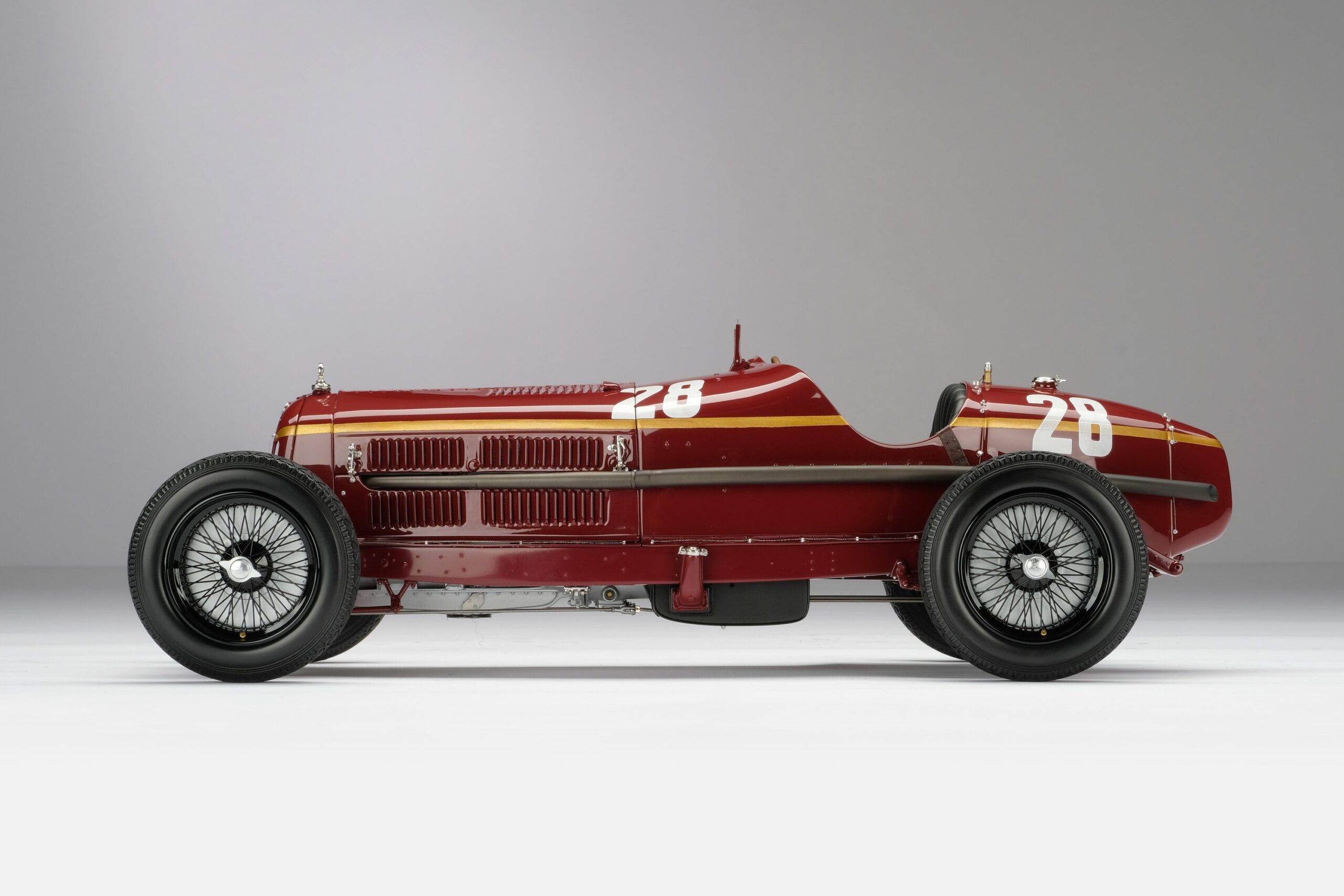 Amalgam Alfa Romeo 8C 2300 "Monza" 1932 Monaco Grand Prix Winner - Tazio Nuvolari - Rot | 1:8 - 画像21