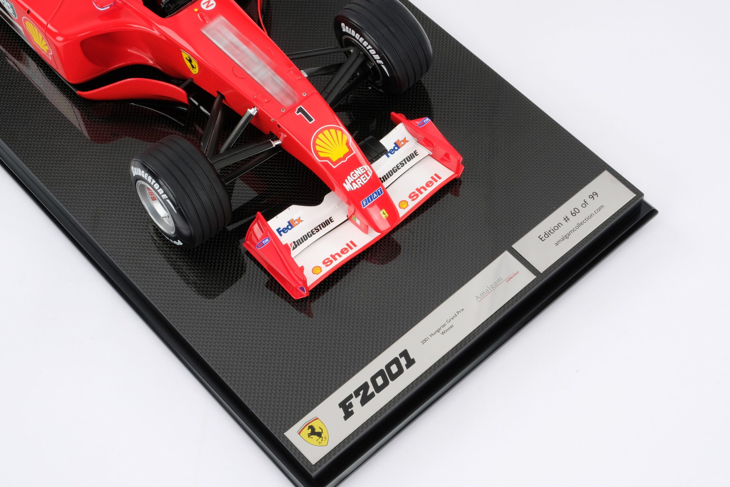 Amalgam Ferrari F2001 Großer Preis von Ungarn 2001 - Rot | 1:8 - Imagen 19