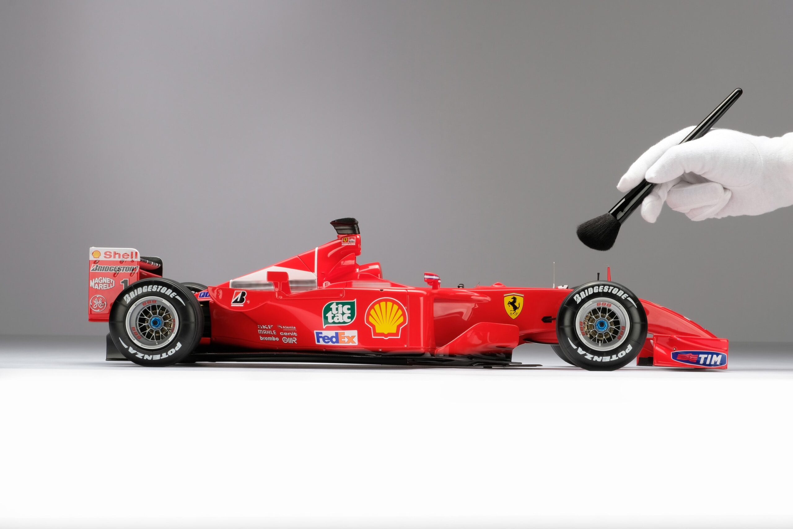 Amalgam Ferrari F2001 Großer Preis von Ungarn 2001 - Rot | 1:8 - Imagen 4