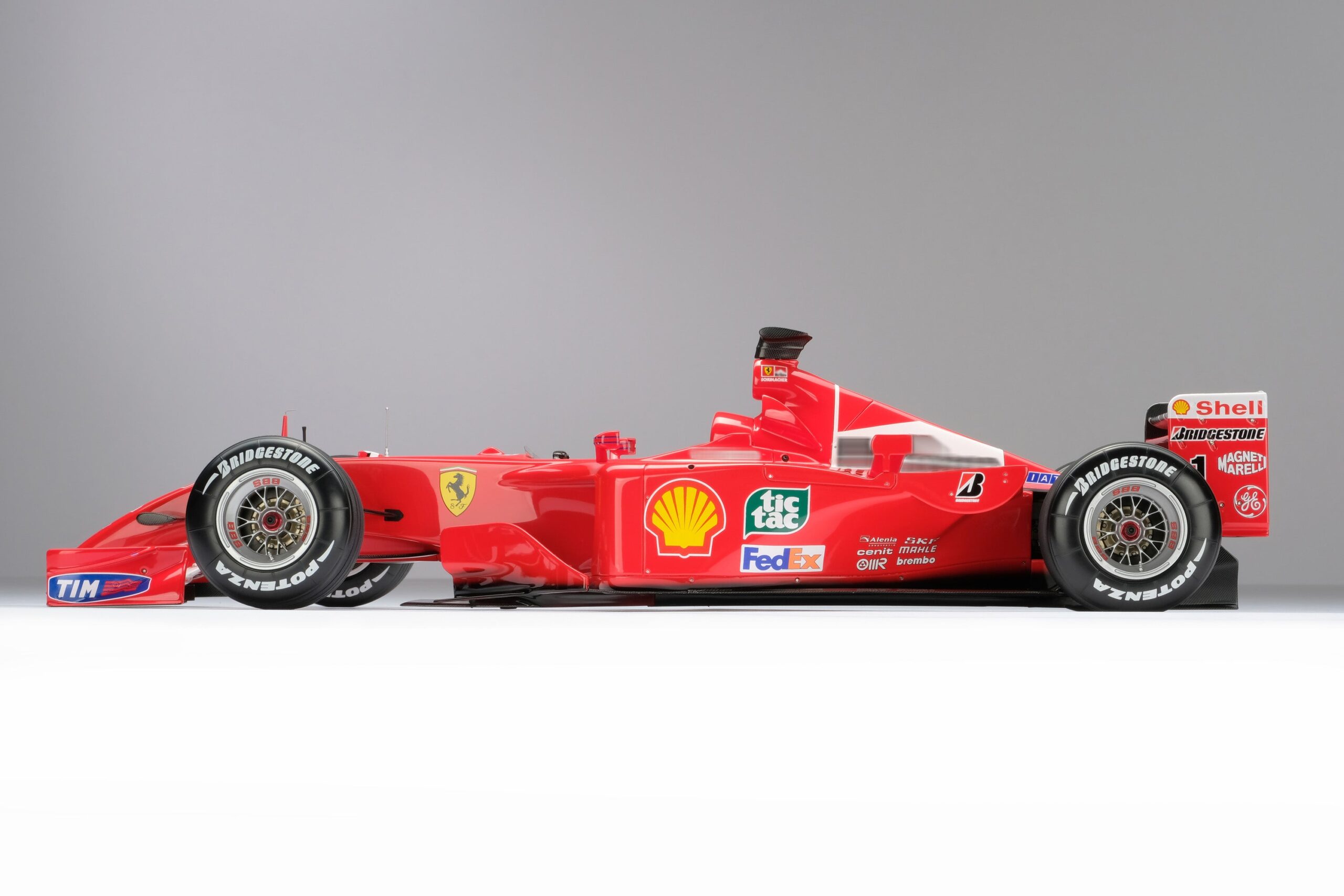 Amalgam Ferrari F2001 Großer Preis von Ungarn 2001 - Rot | 1:8 - Imagen 16