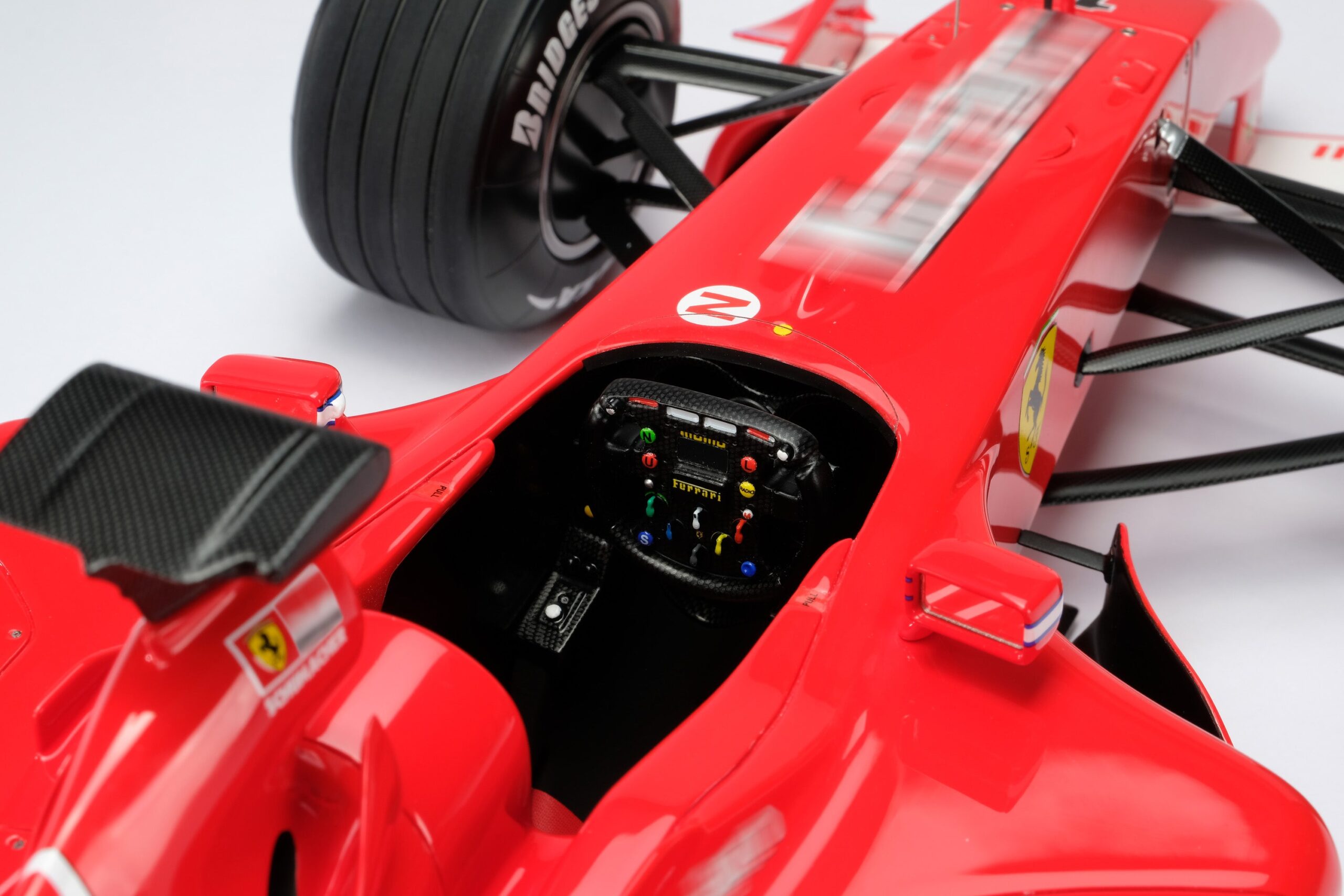 Amalgam Ferrari F2001 Großer Preis von Ungarn 2001 - Rot | 1:8 - Imagen 6