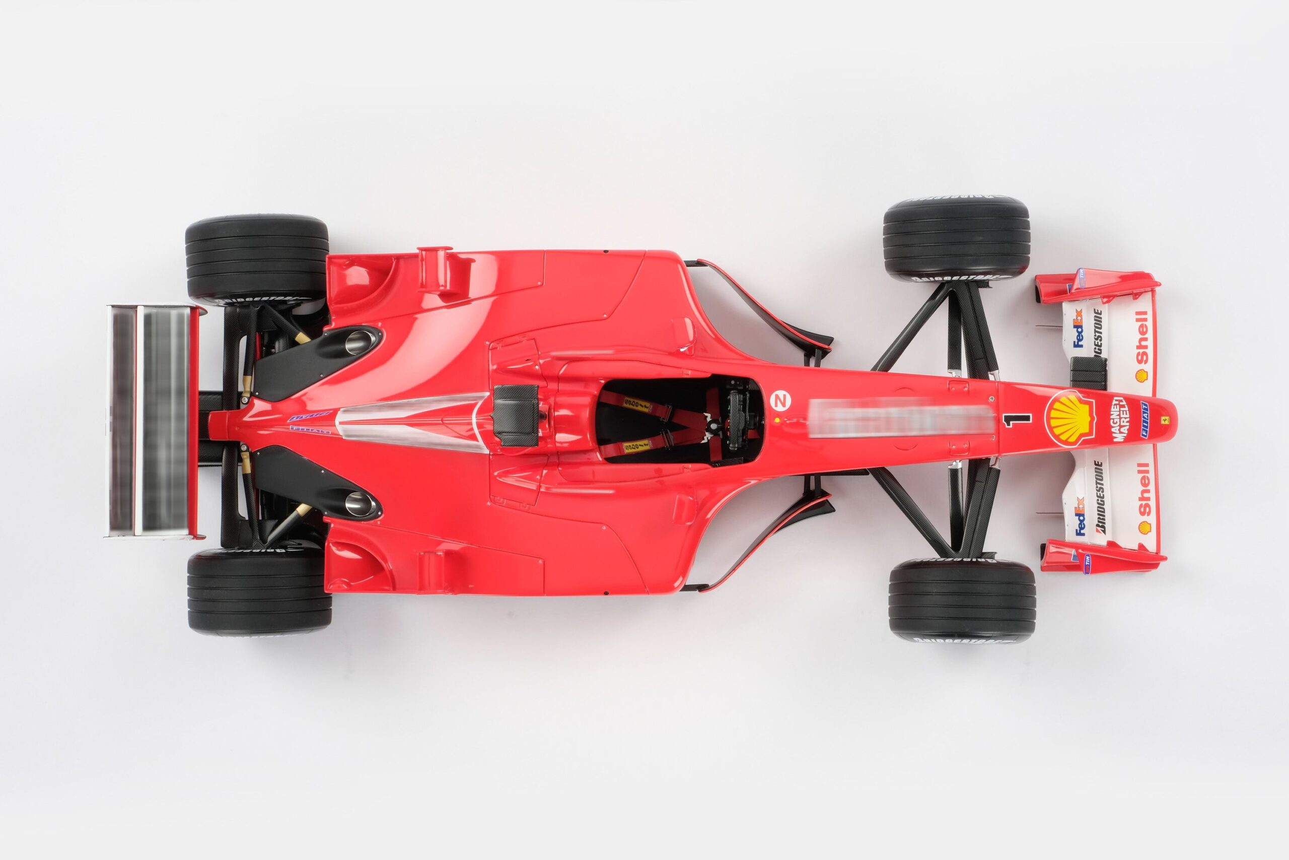 Amalgam Ferrari F2001 Großer Preis von Ungarn 2001 - Rot | 1:8 - Imagen 12