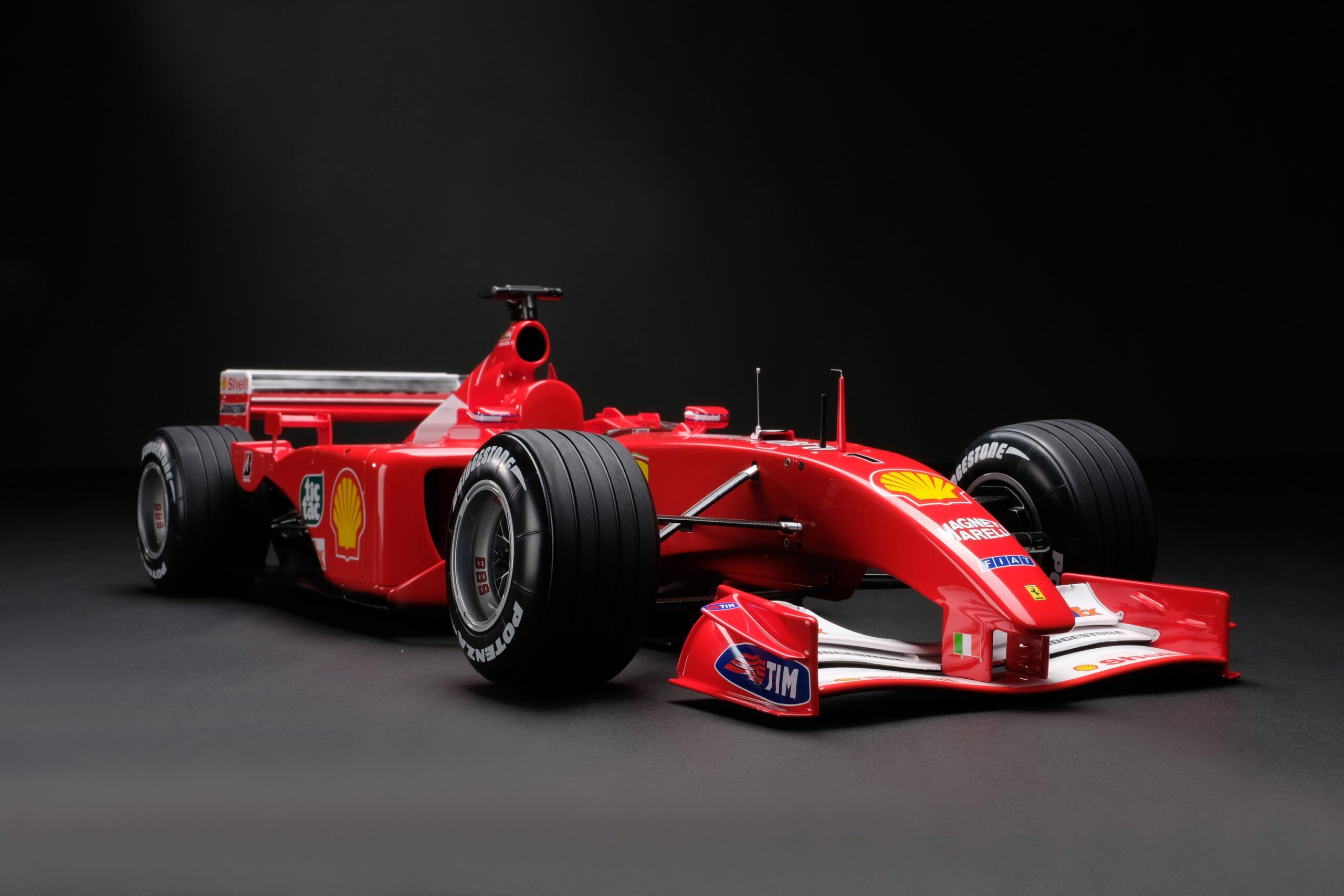 Amalgam Ferrari F2001 Gran Premio de Hungría 2001 - Rojo | 1:8