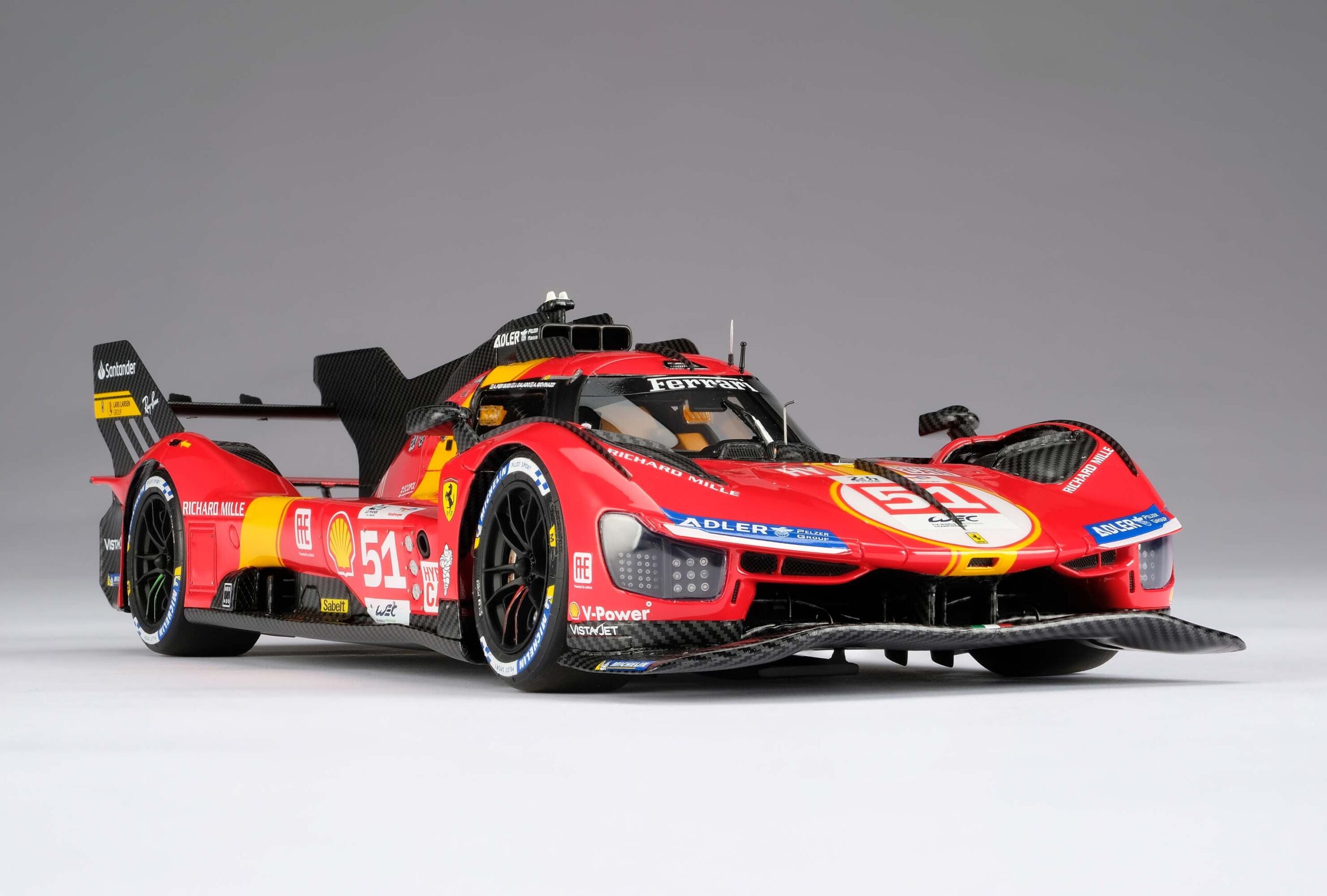 Amalgam Ferrari 499P 2023 Le Mans Winner #51 - Rot | 1:18 - 画像5