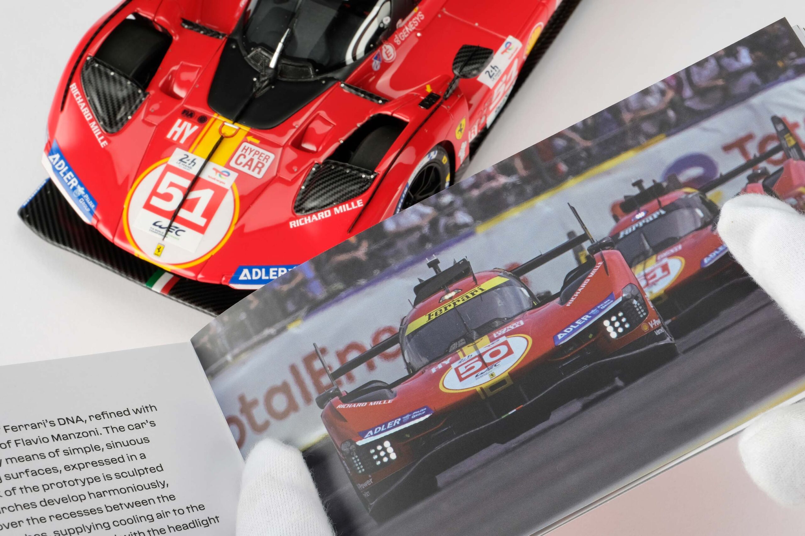 Amalgam Ferrari 499P 2023 Le Mans Winner #51 - Rot | 1:18 - 画像18