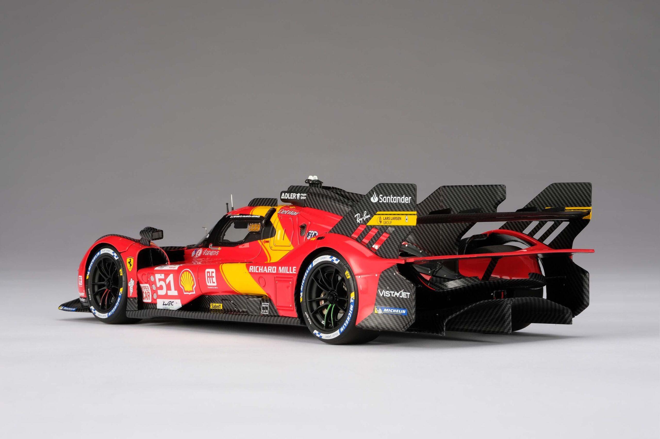 Amalgam Ferrari 499P 2023 Le Mans Winner #51 - Rot | 1:18 - 画像8