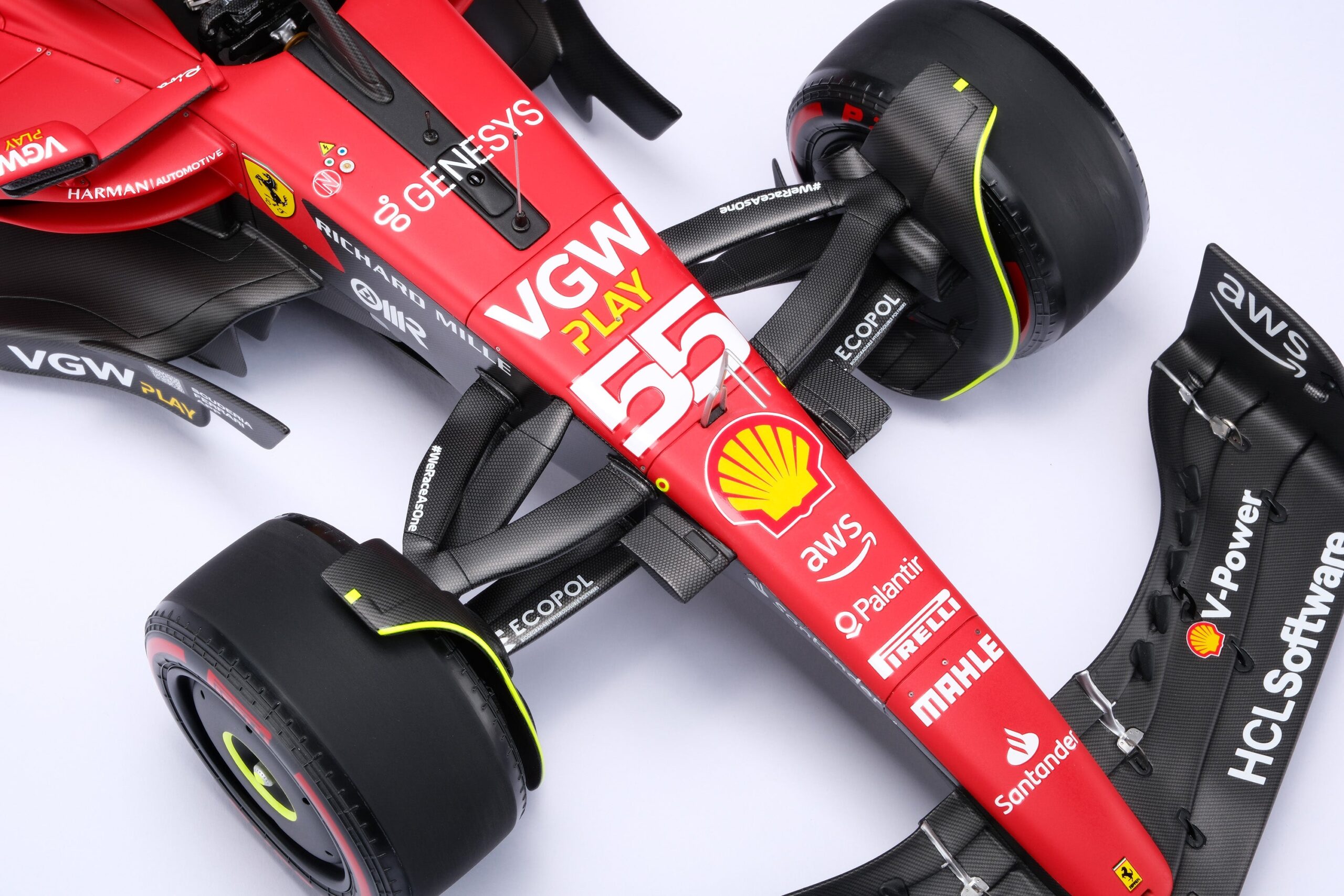 Amalgam Ferrari SF-23 2023 Season Livery - Rot | 1:8 - Imagen 28