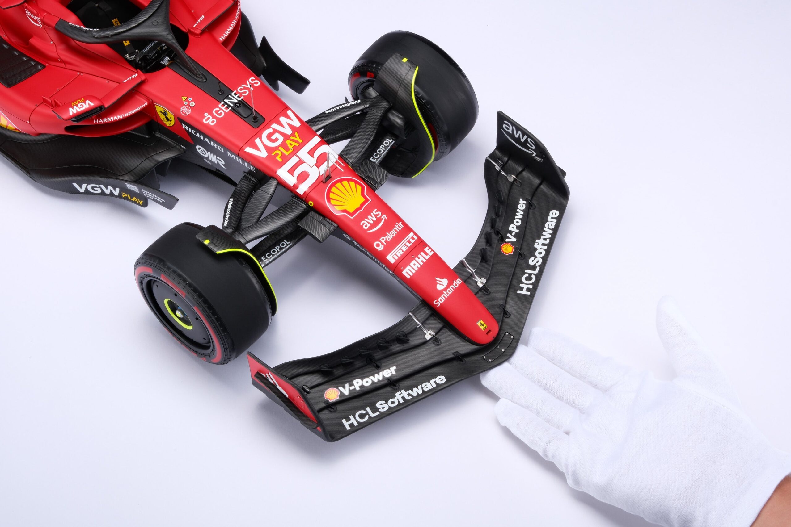 Amalgam Ferrari SF-23 2023 Season Livery - Rot | 1:8 - Imagen 23