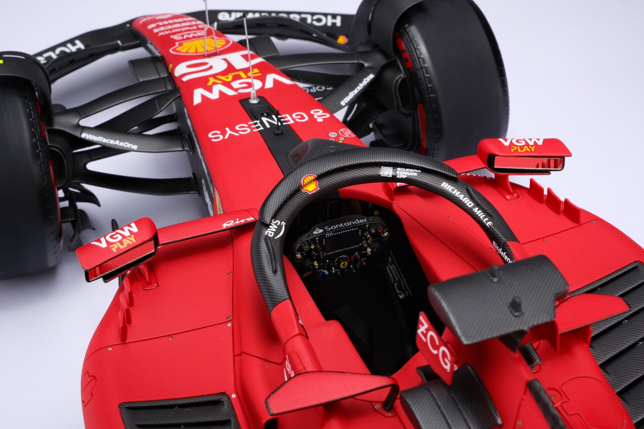 Amalgam Ferrari SF-23 2023 Season Livery - Rot | 1:8 - Imagen 10