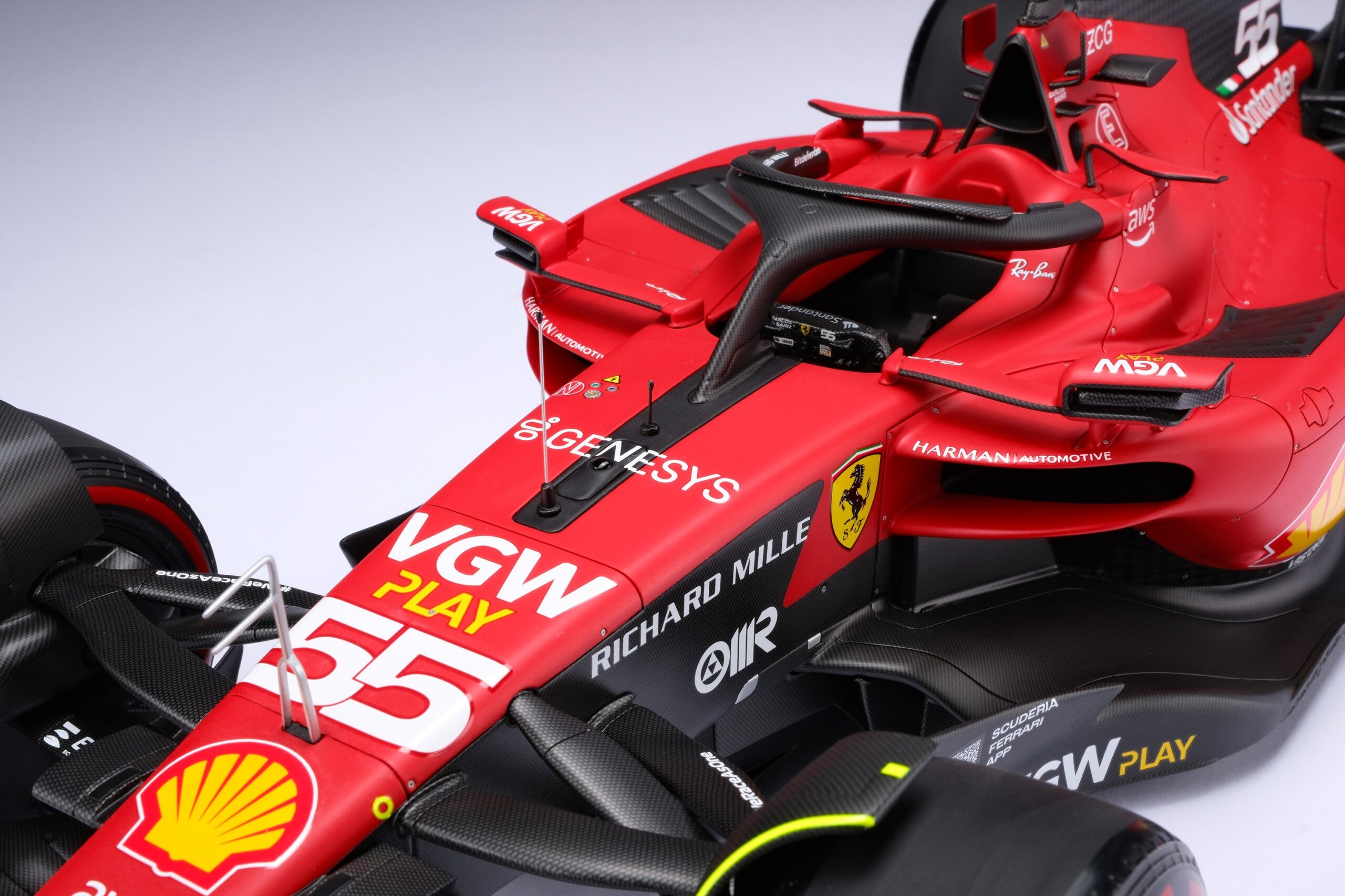 Amalgam Ferrari SF-23 2023 Season Livery - Rot | 1:8 - Imagen 27
