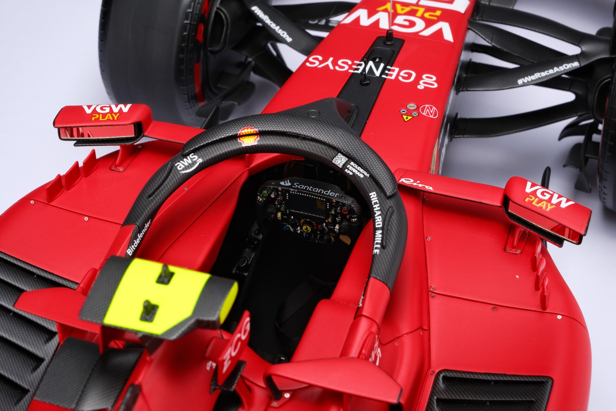 Amalgam Ferrari SF-23 2023 Season Livery - Rot | 1:8 - Imagen 25