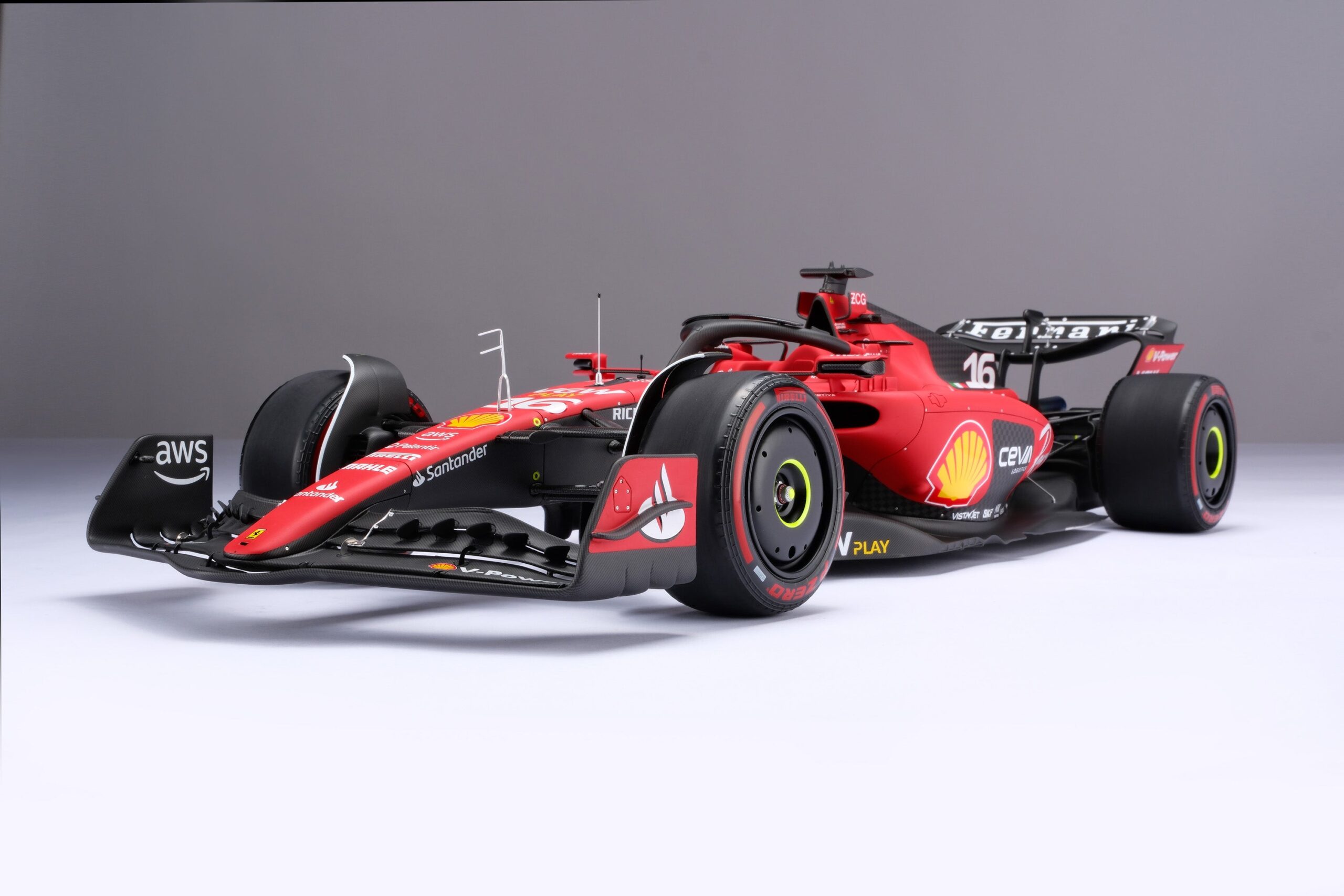 Amalgam Ferrari SF-23 2023 Season Livery - Rot | 1:8 - Imagen 14