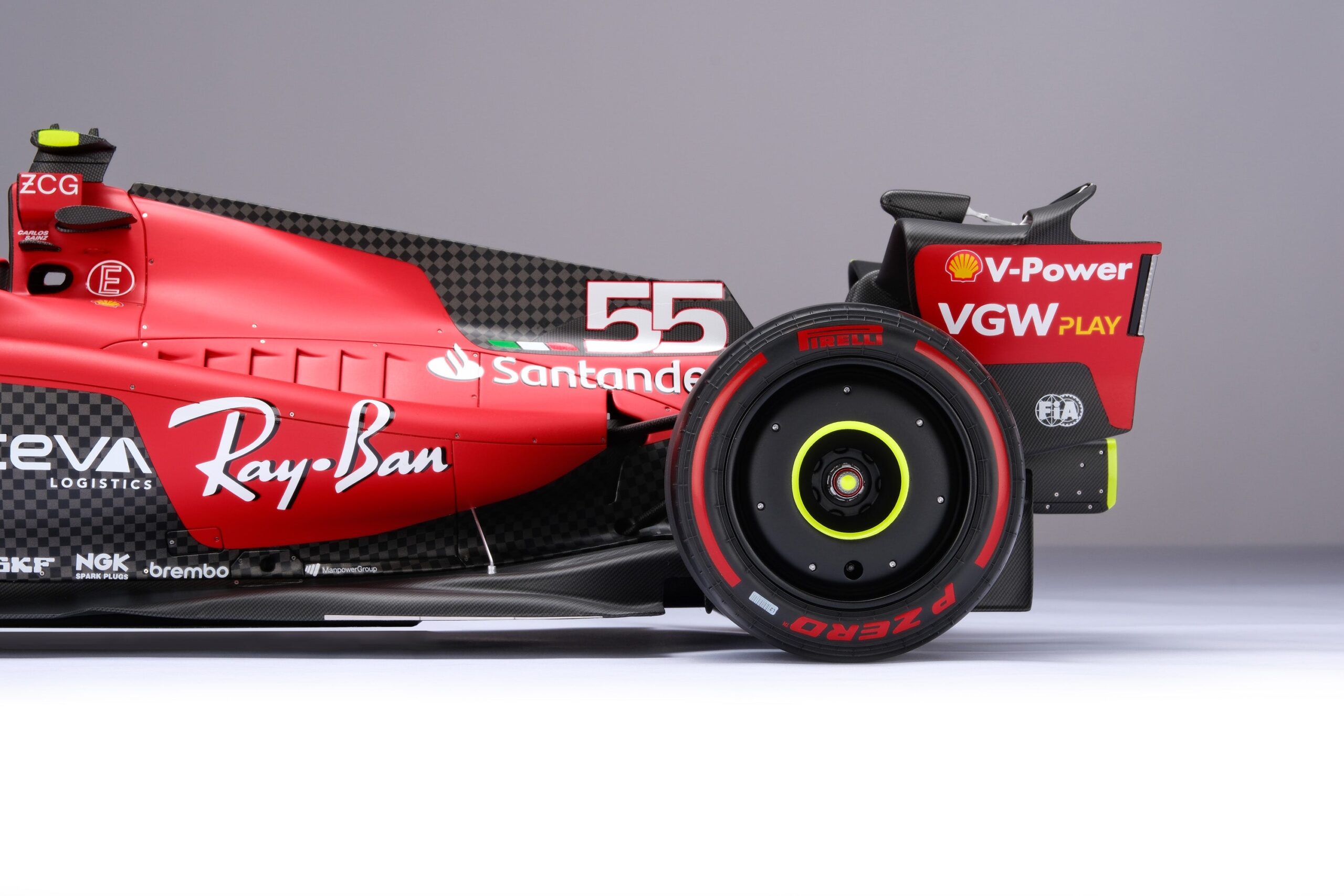 Amalgam Ferrari SF-23 2023 Season Livery - Rot | 1:8 - Imagen 34