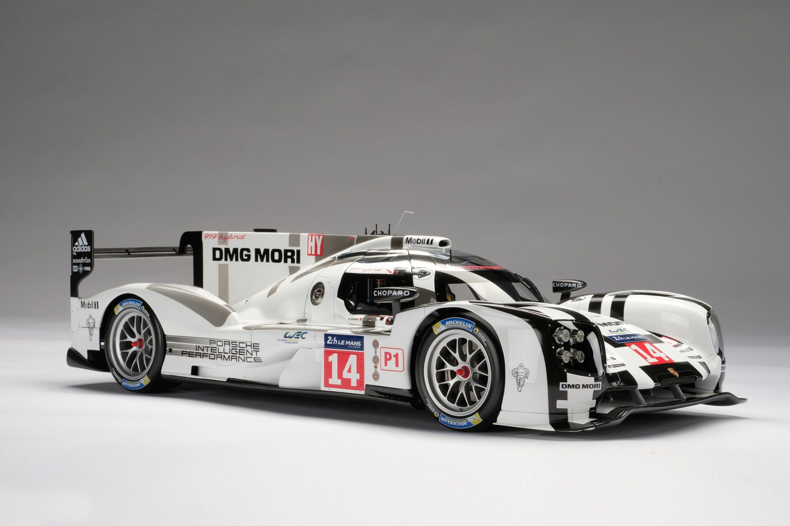 Amalgam Porsche 919 Hybrid 2014 Le Mans - Bleu | 1:8