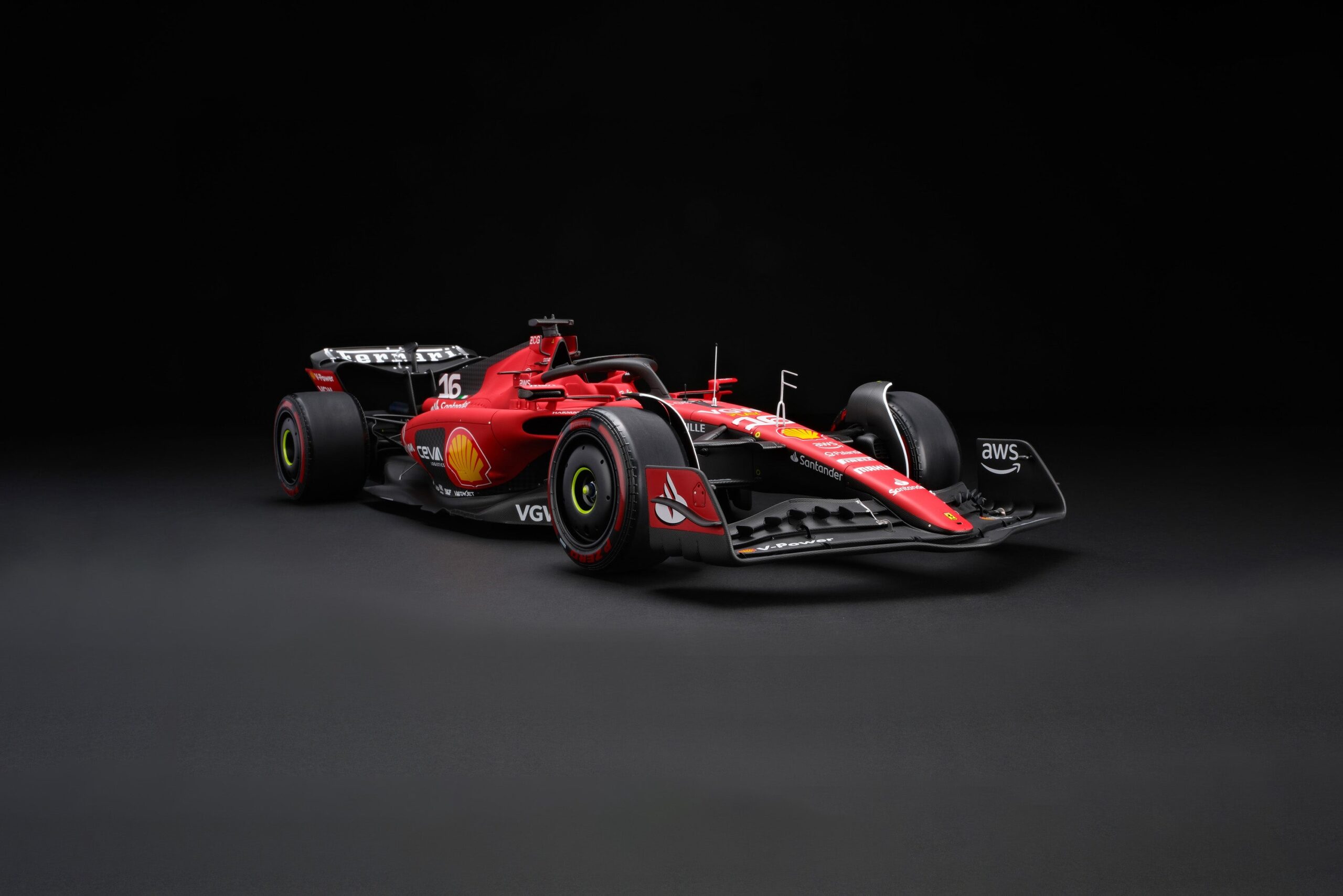 Amalgam Ferrari SF-23 2023 Season Livery - Rot | 1:8 - Imagen 3