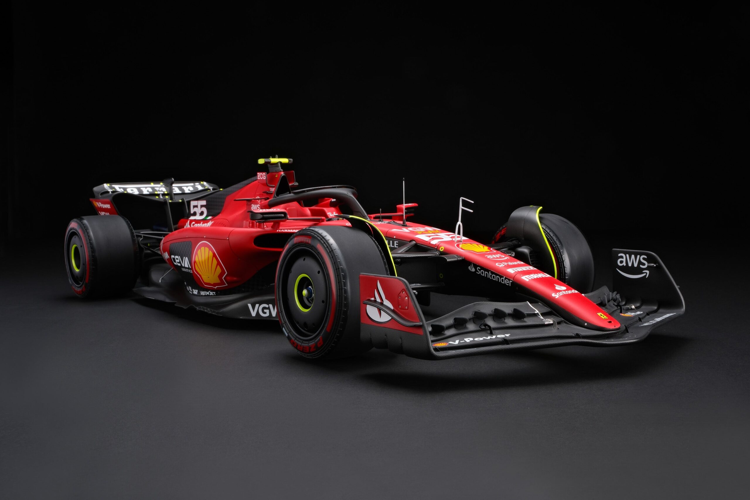 Amalgam Ferrari SF-23 2023 Season Livery - Rot | 1:8 - Imagen 22