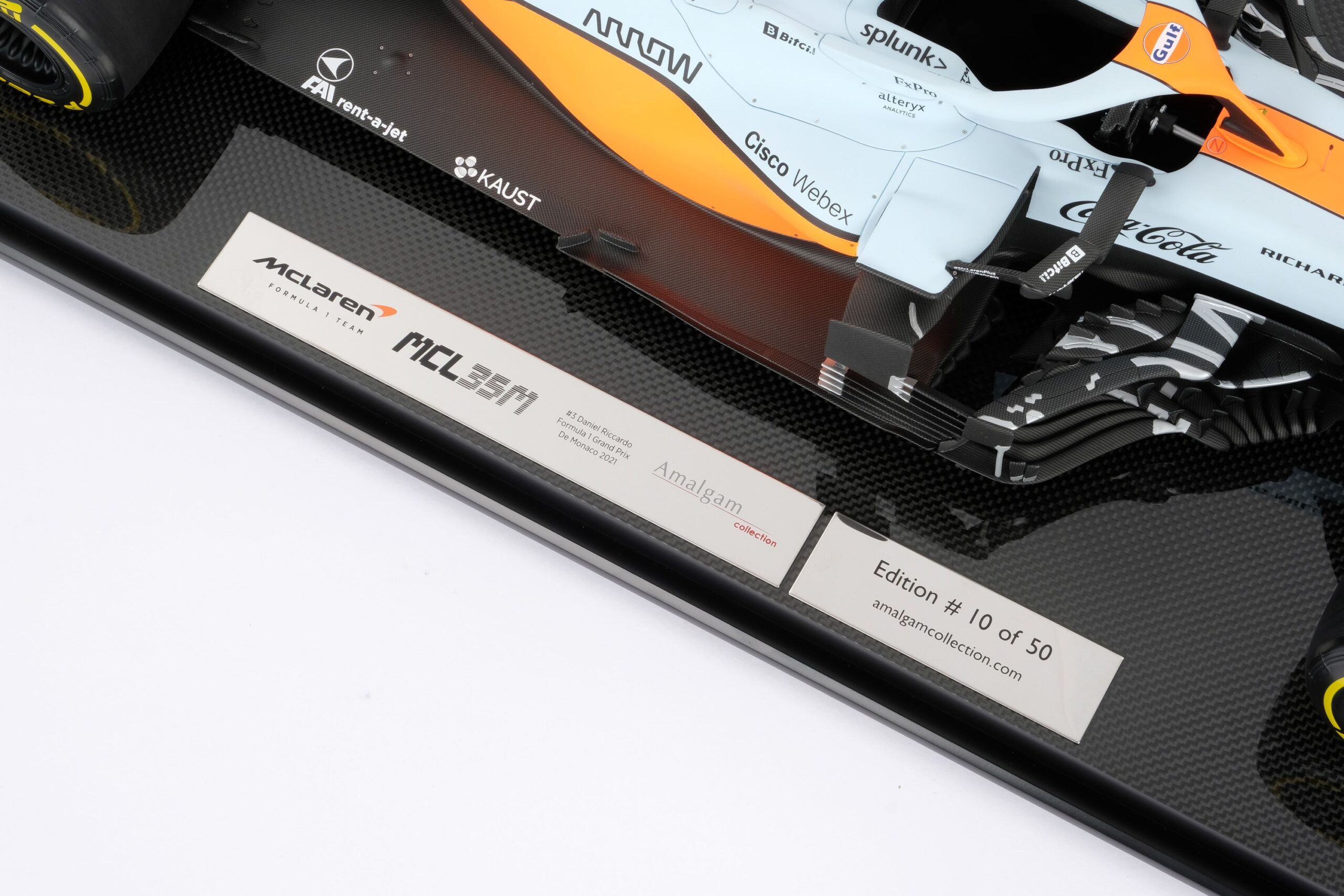Amalgam McLaren MCL35M 2021 Monaco Grand Prix - Blau | 1:8 - Image 35
