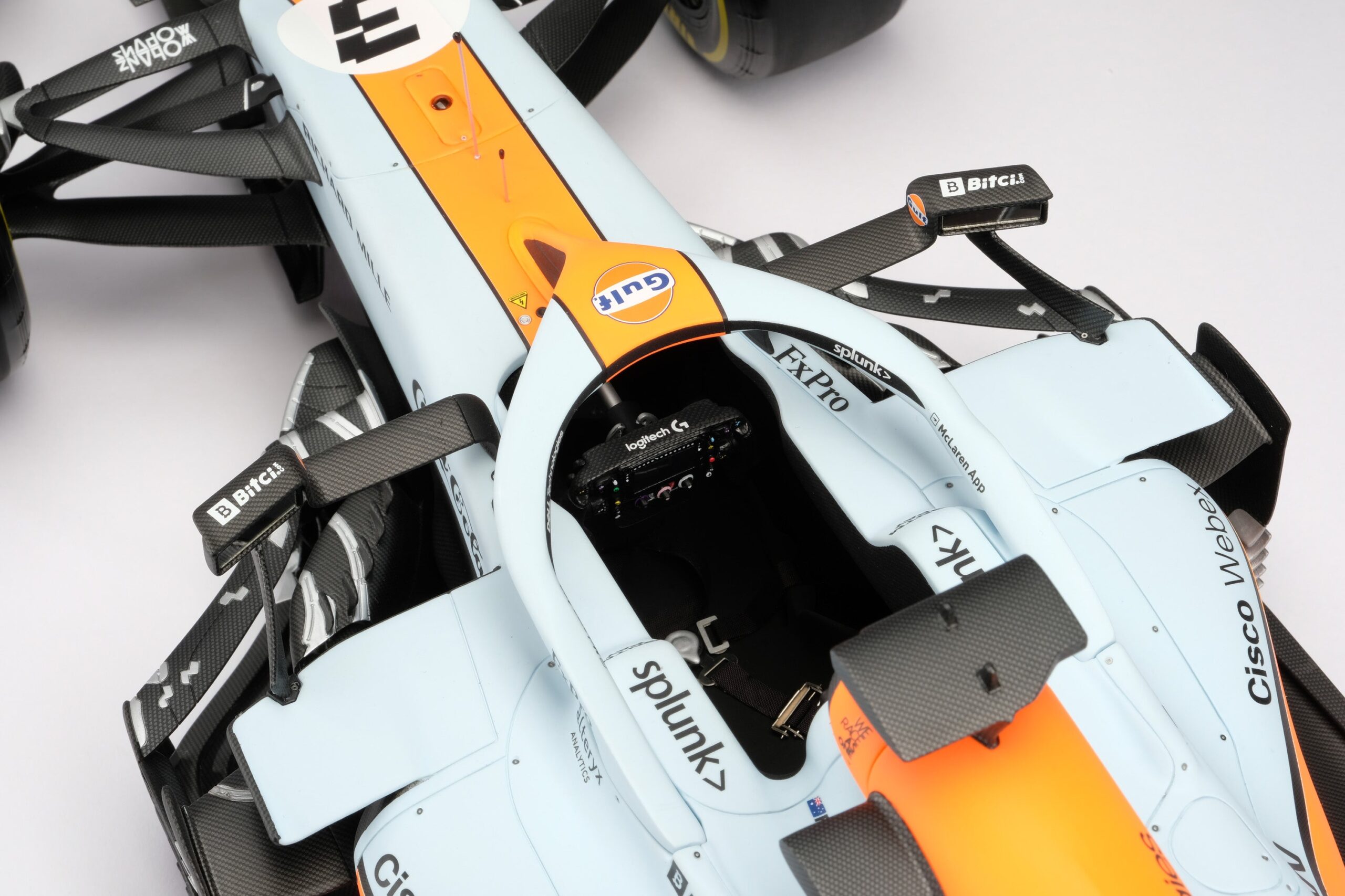 Amalgam McLaren MCL35M 2021 Monaco Grand Prix - Blau | 1:8 - Image 27