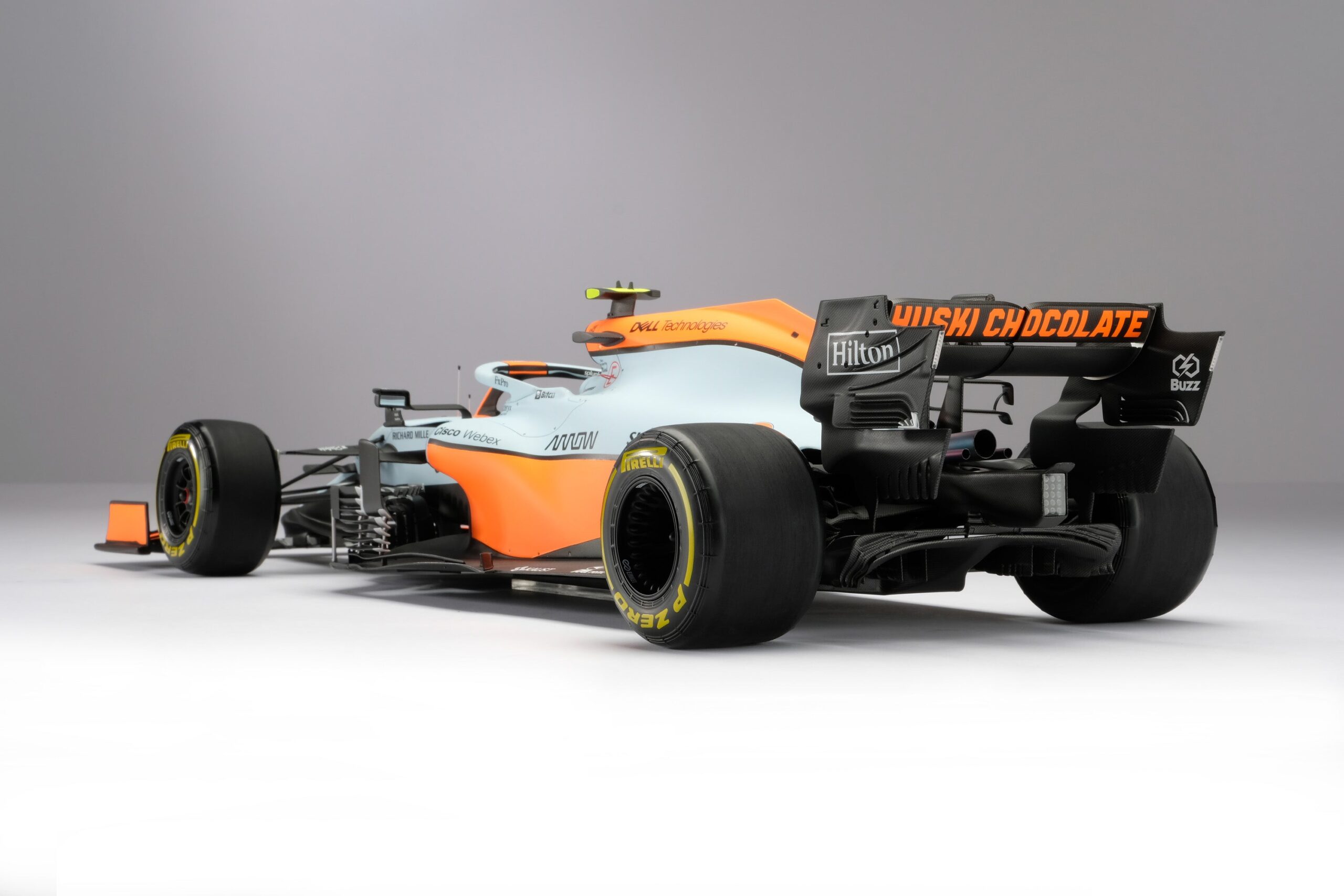 Amalgam McLaren MCL35M 2021 Monaco Grand Prix - Blau | 1:8 - Image 9