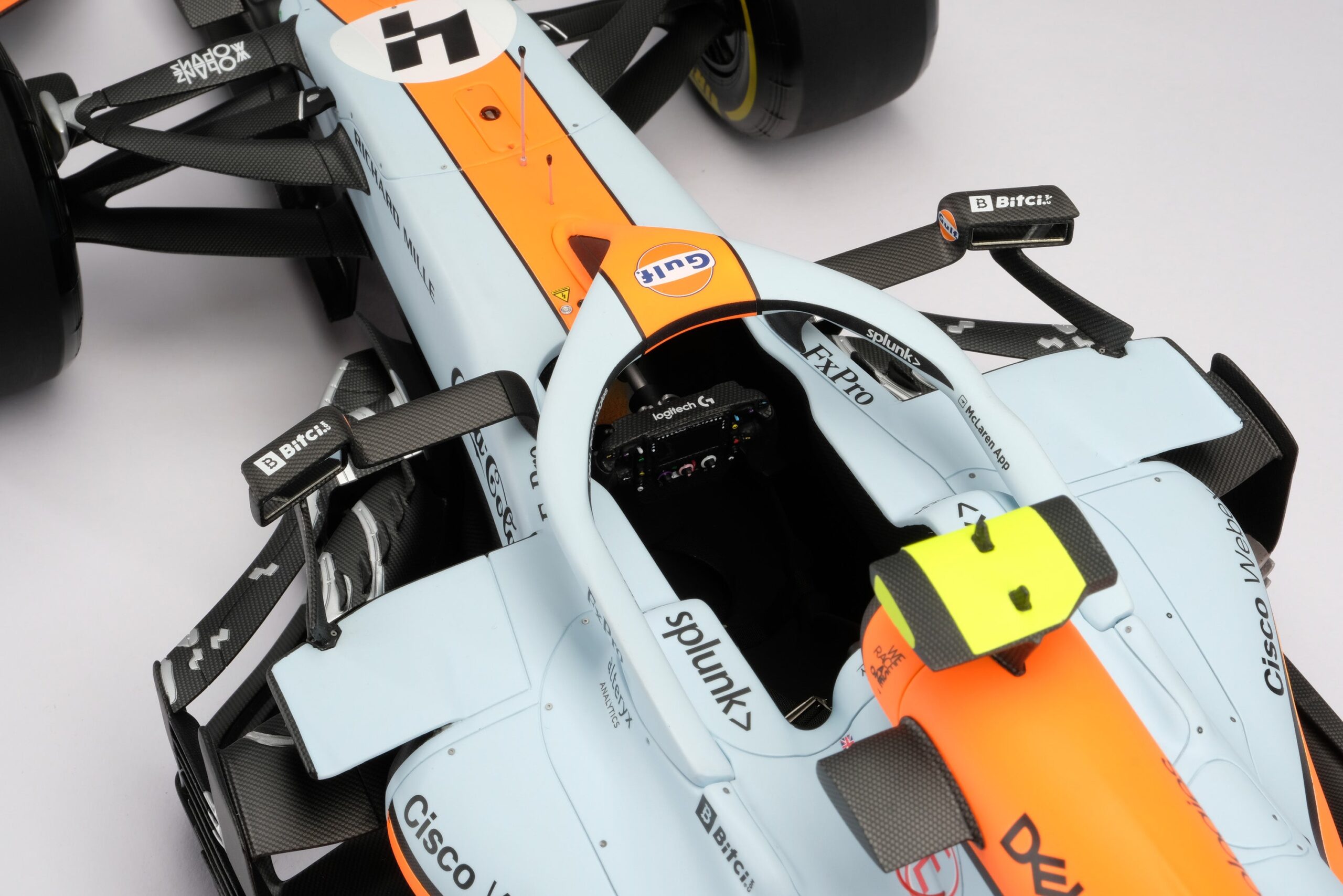 Amalgam McLaren MCL35M 2021 Monaco Grand Prix - Blau | 1:8 - Image 8