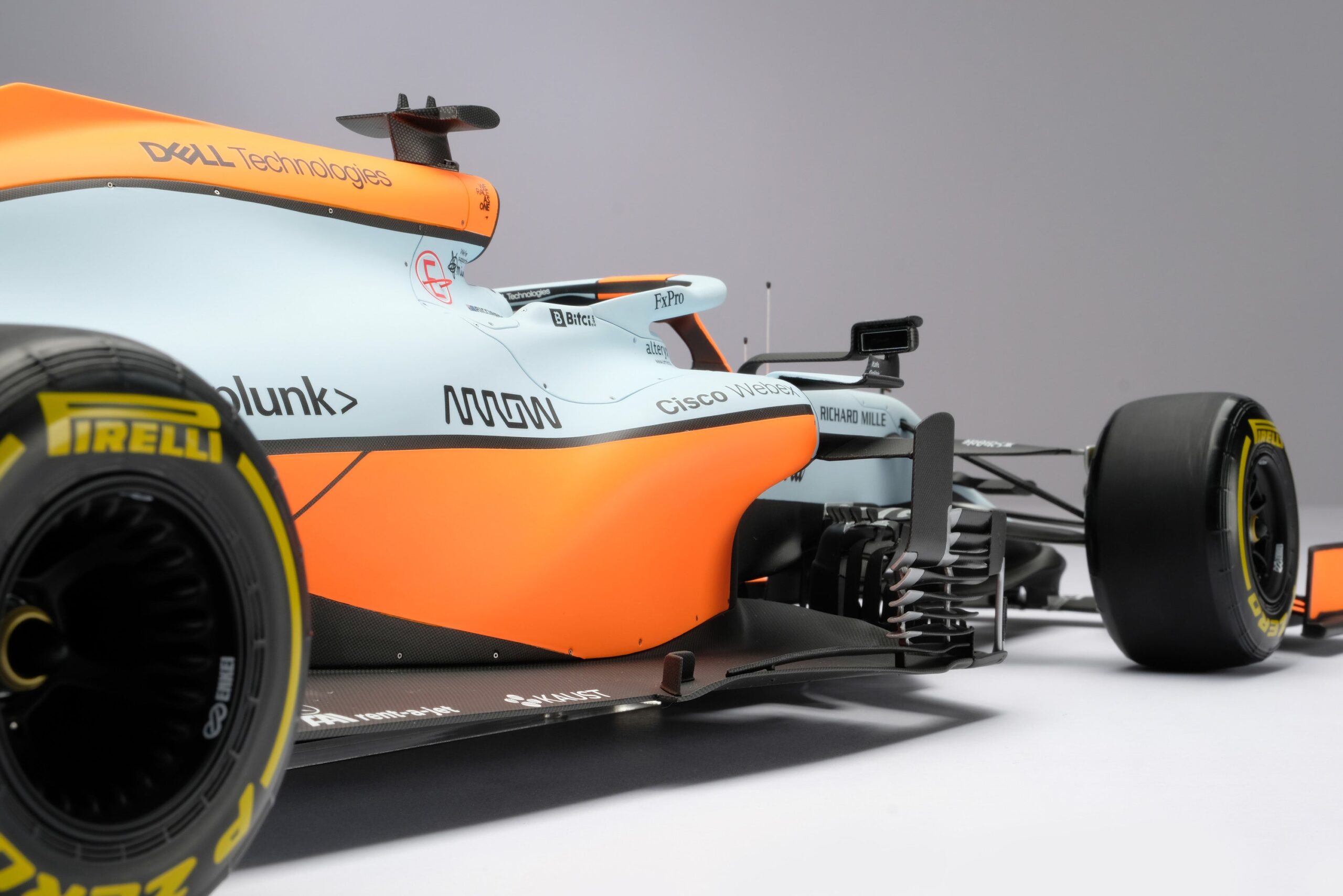 Amalgam McLaren MCL35M 2021 Monaco Grand Prix - Blau | 1:8 - Image 26