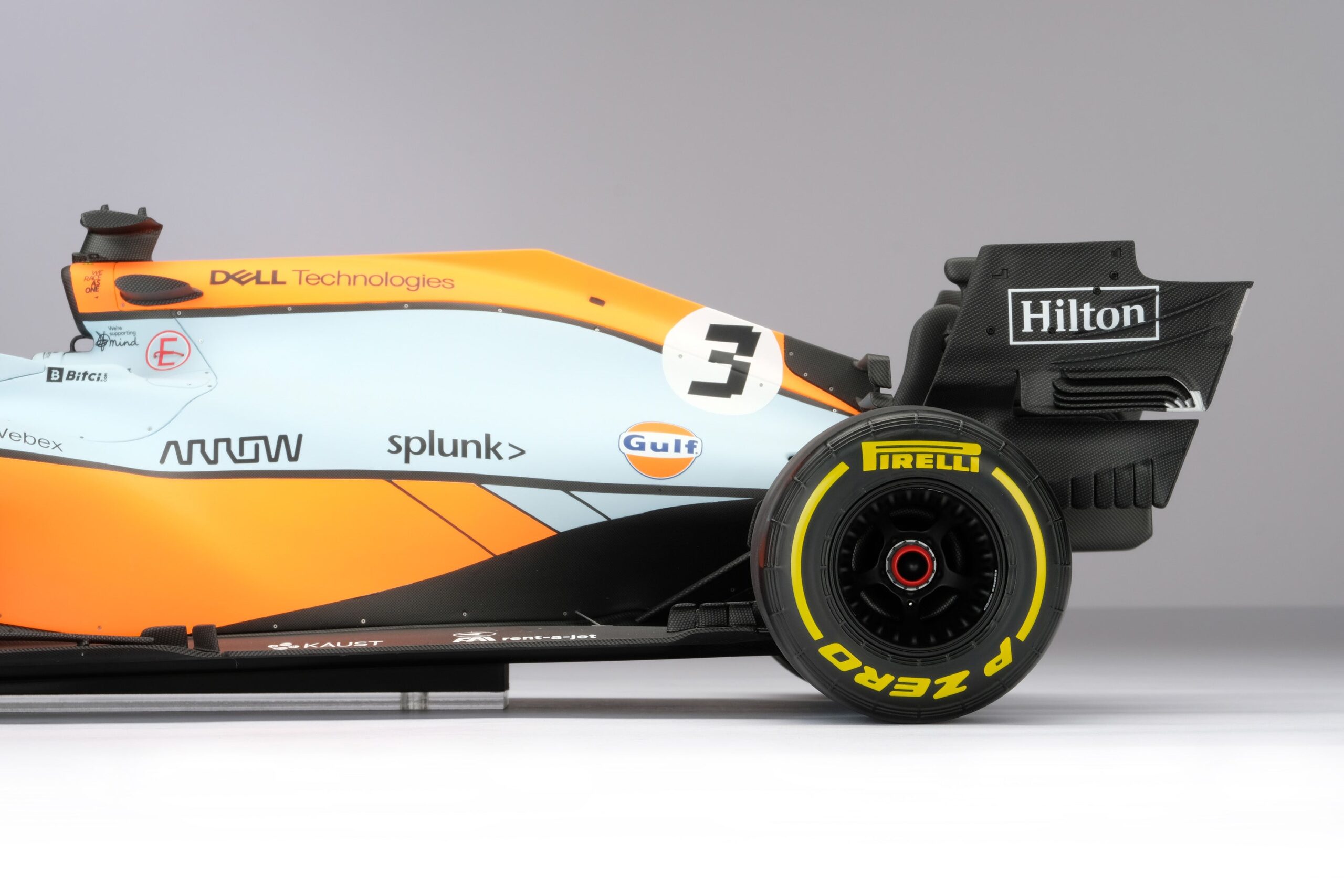 Amalgam McLaren MCL35M 2021 Monaco Grand Prix - Blau | 1:8 - Image 33