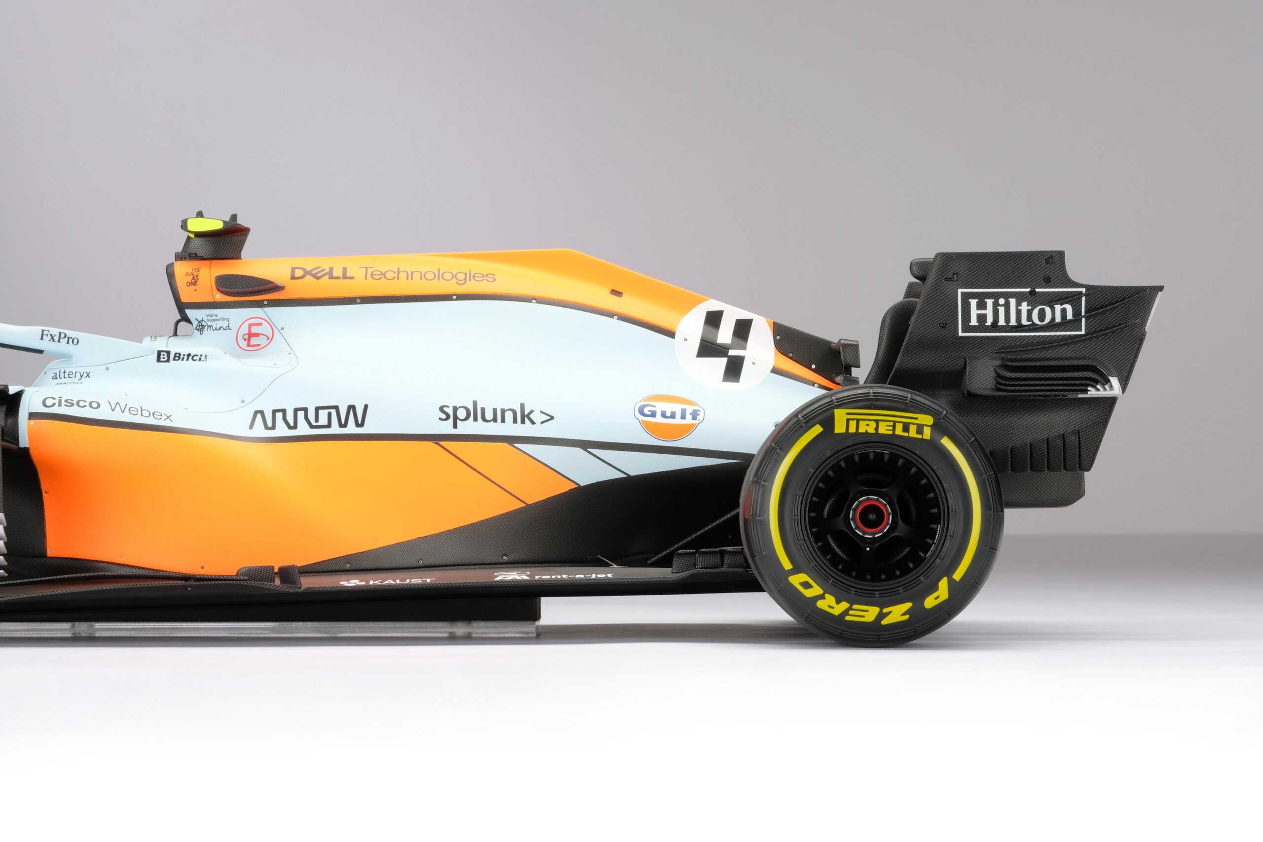 Amalgam McLaren MCL35M 2021 Monaco Grand Prix - Blau | 1:8 - Image 14