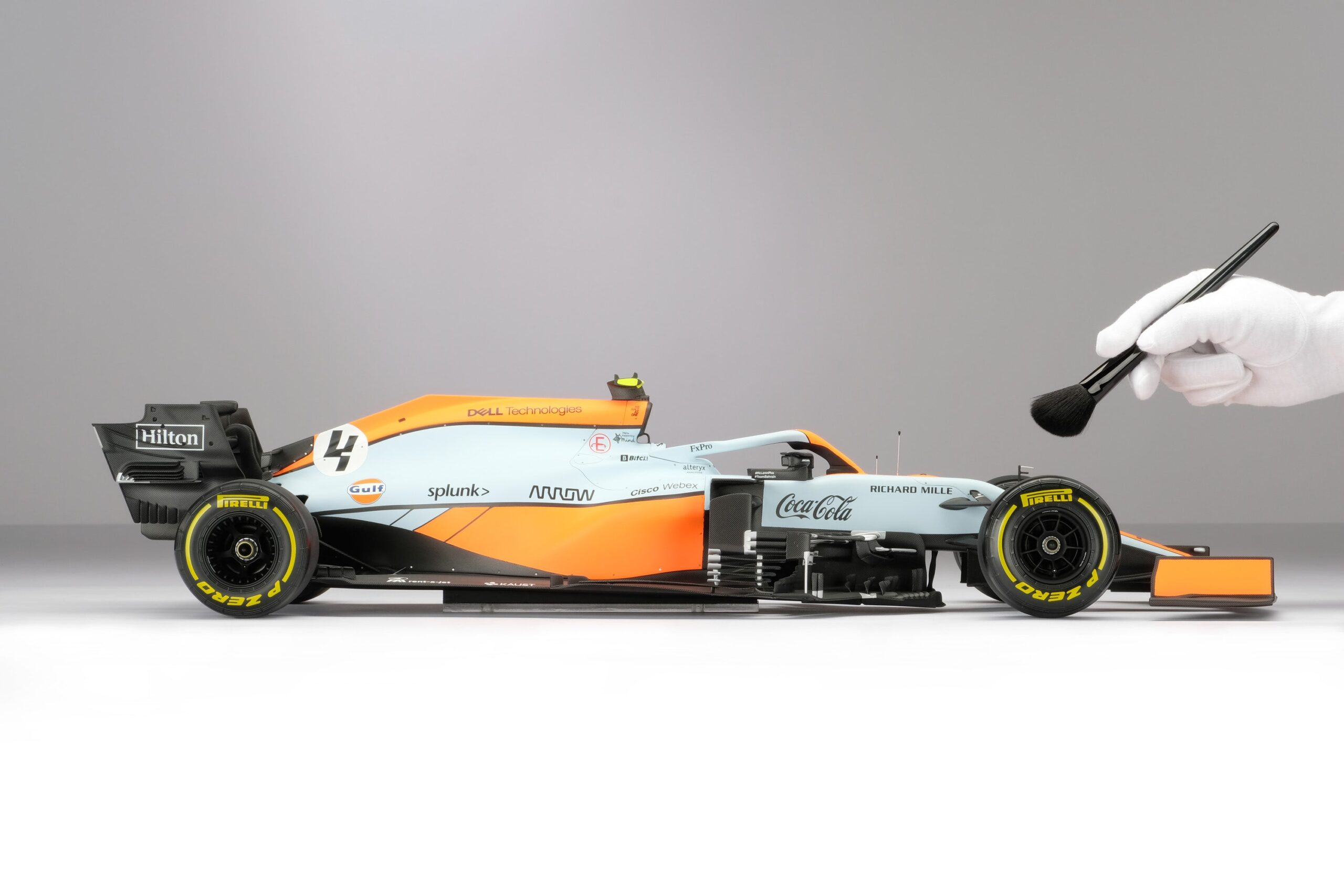 Amalgam McLaren MCL35M 2021 Monaco Grand Prix - Blau | 1:8 - Image 3