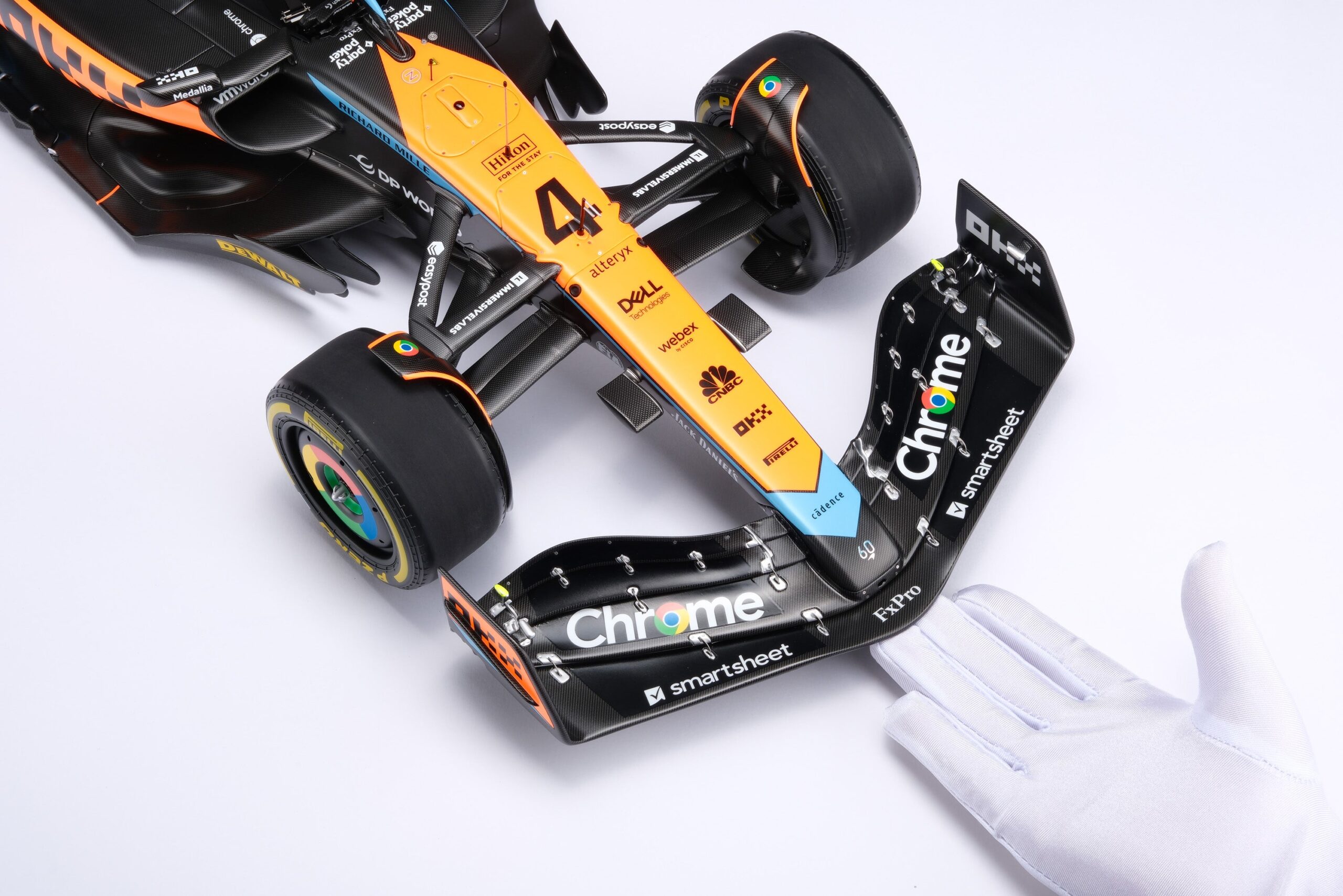 Amalgam McLaren MCL60 2023 Hungary Grand Prix Lando Norris | 1:8 - 画像15