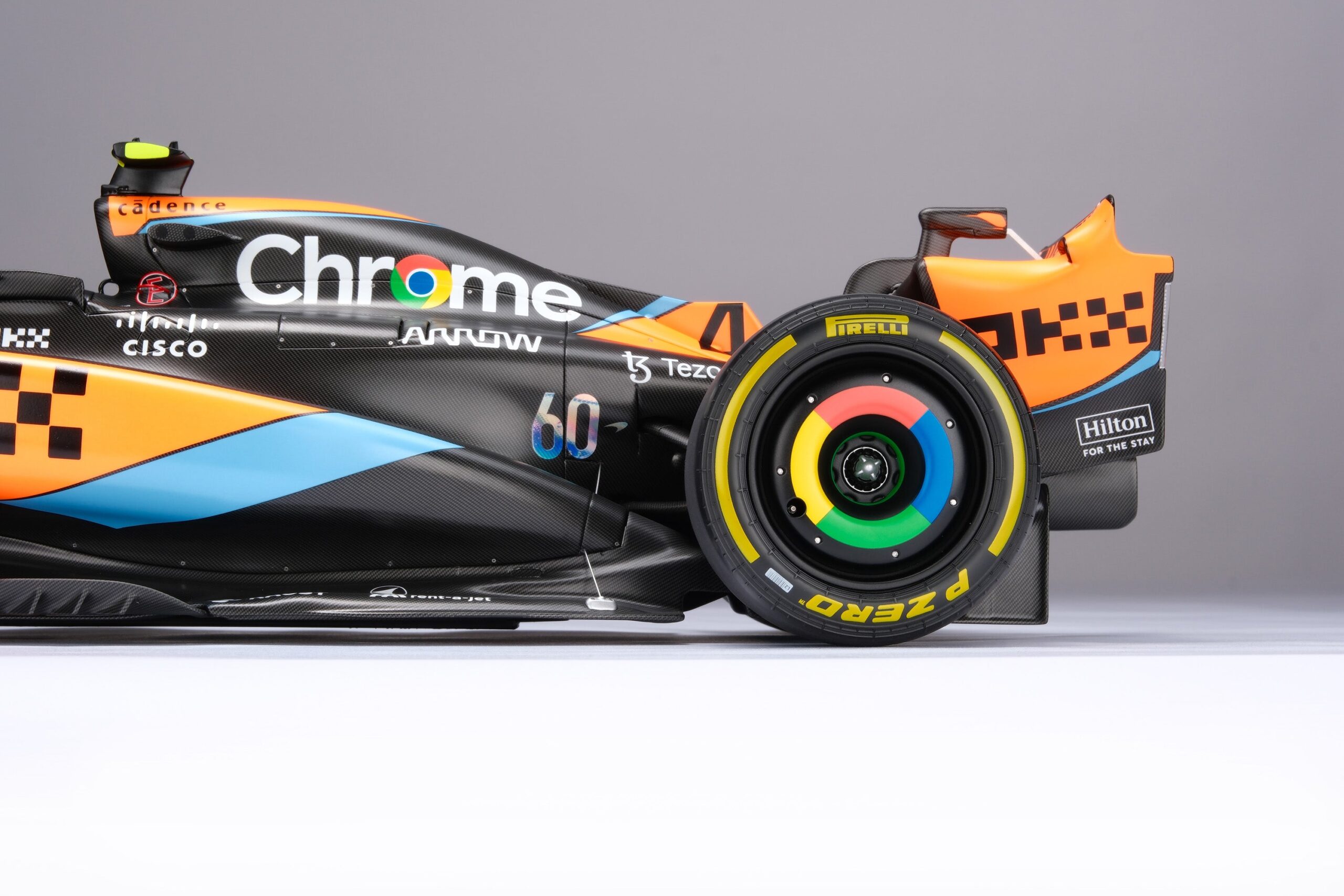 Amalgam McLaren MCL60 2023 Hungary Grand Prix Lando Norris | 1:8 - 画像12