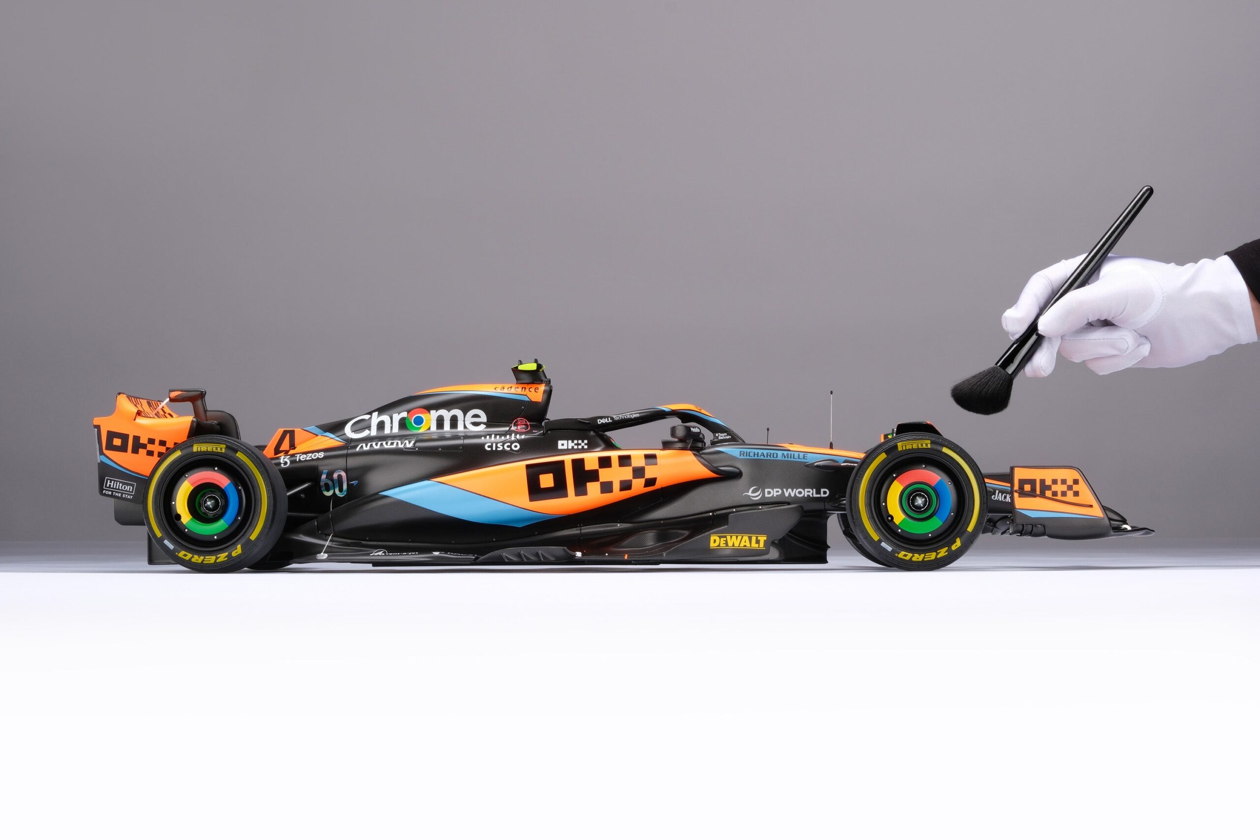 Amalgam McLaren MCL60 2023 Hungary Grand Prix Lando Norris | 1:8 - 画像4