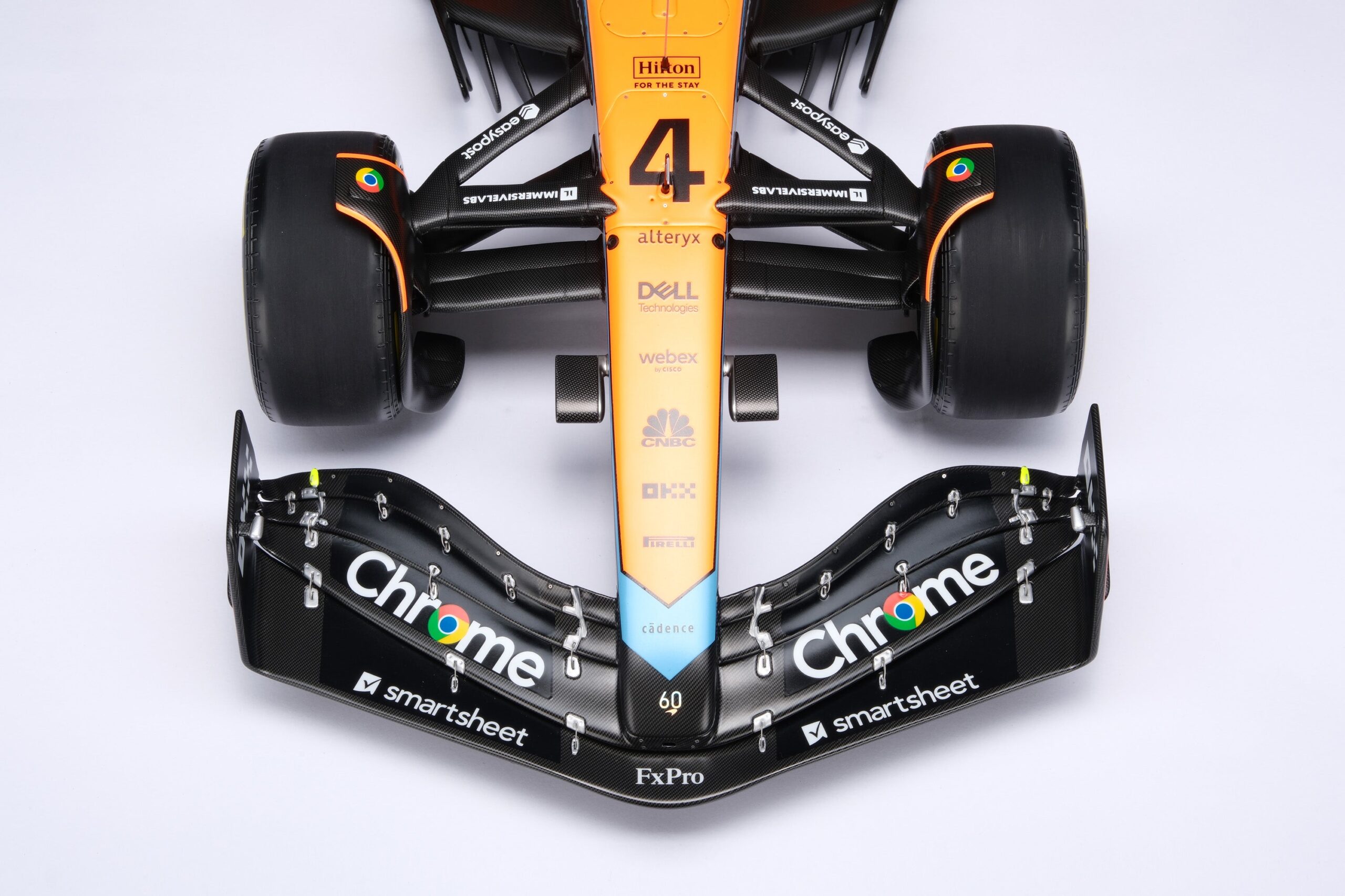 Amalgam McLaren MCL60 2023 Hungary Grand Prix Lando Norris | 1:8 - 画像10