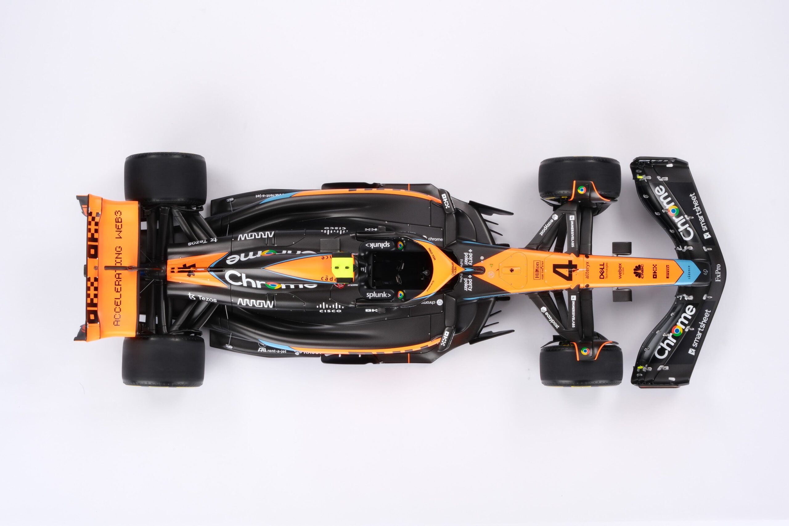 Amalgam McLaren MCL60 2023 Hungary Grand Prix Lando Norris | 1:8 - 画像19