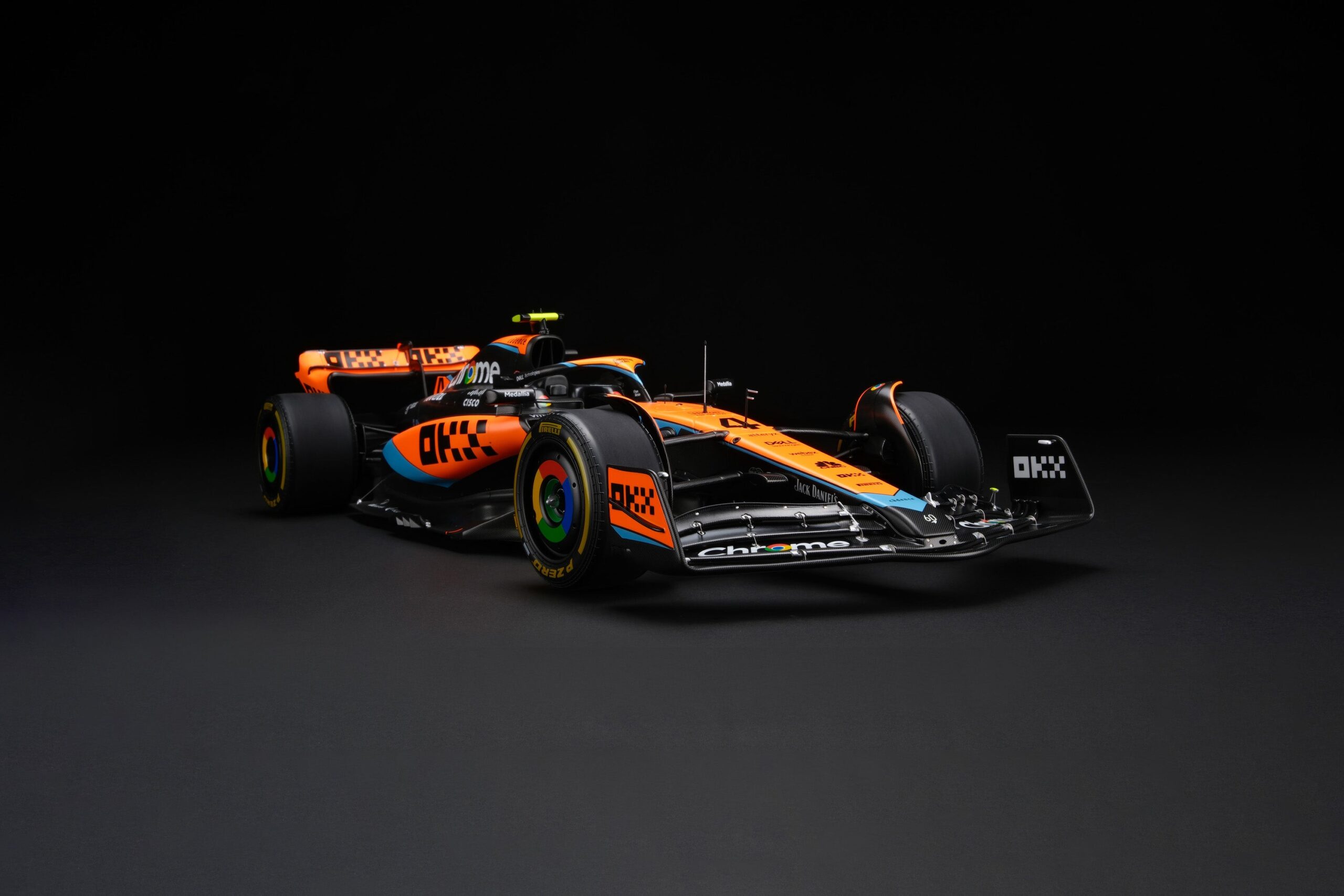 Amalgam McLaren MCL60 2023 Hungary Grand Prix Lando Norris | 1:8 - 画像2