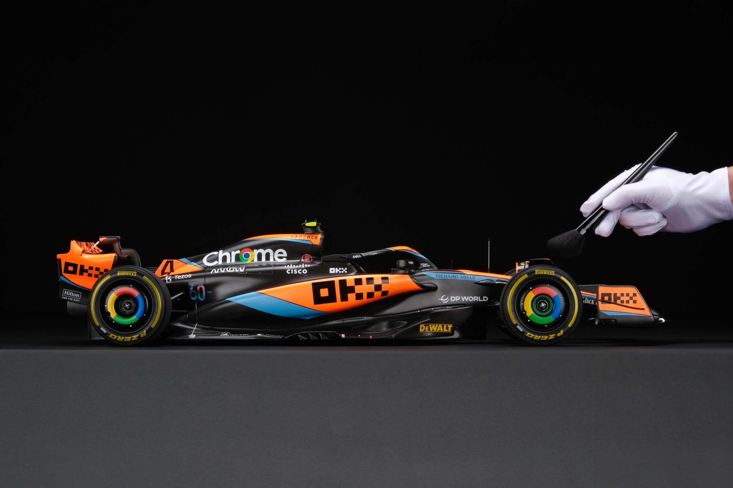 Amalgam McLaren MCL60 2023 Hungary Grand Prix Lando Norris | 1:8 - 画像3