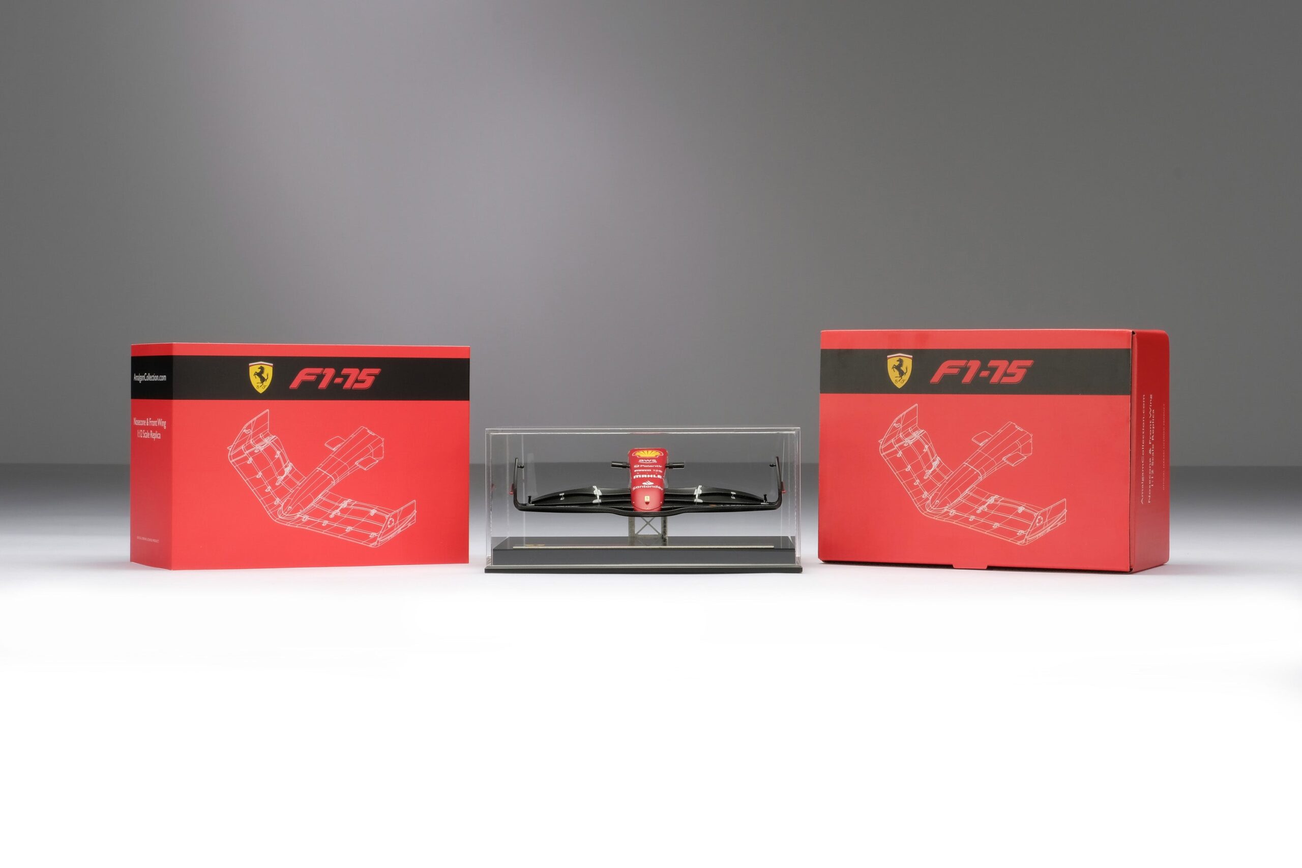 Amalgam Ferrari F1-75 Nosecone 2022 Bahrain Grand Prix - Rot | 1:12 - 画像4