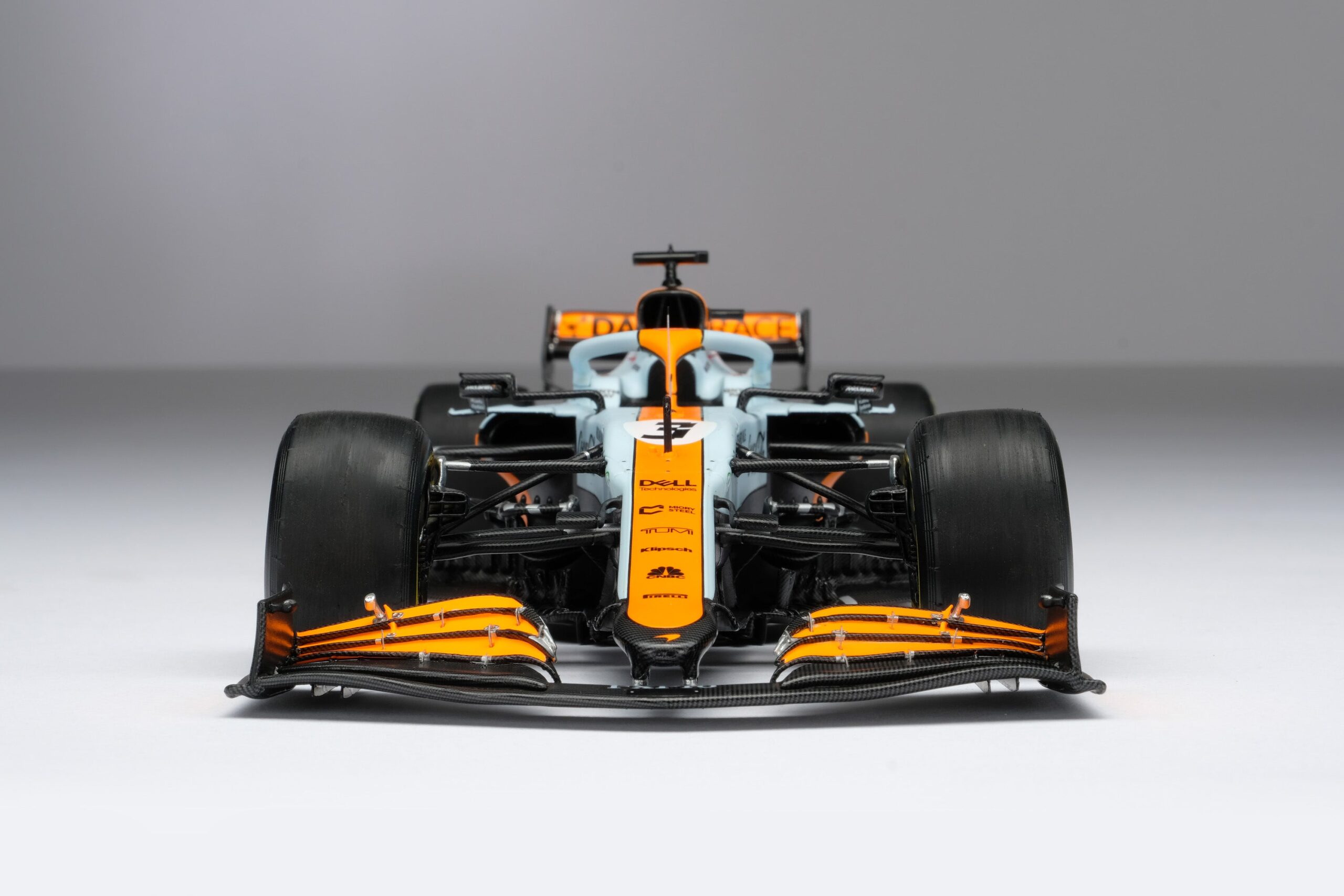 Amalgam McLaren MCL35M 2021 Monaco Grand Prix - Hellblau/Orange | 1:18 - Image 10