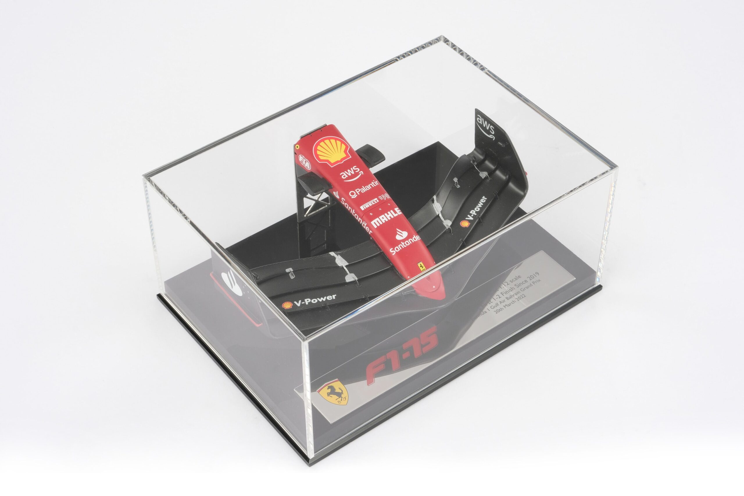 Amalgam Ferrari F1-75 Nosecone 2022 Bahrain Grand Prix - Rot | 1:12 - 画像15